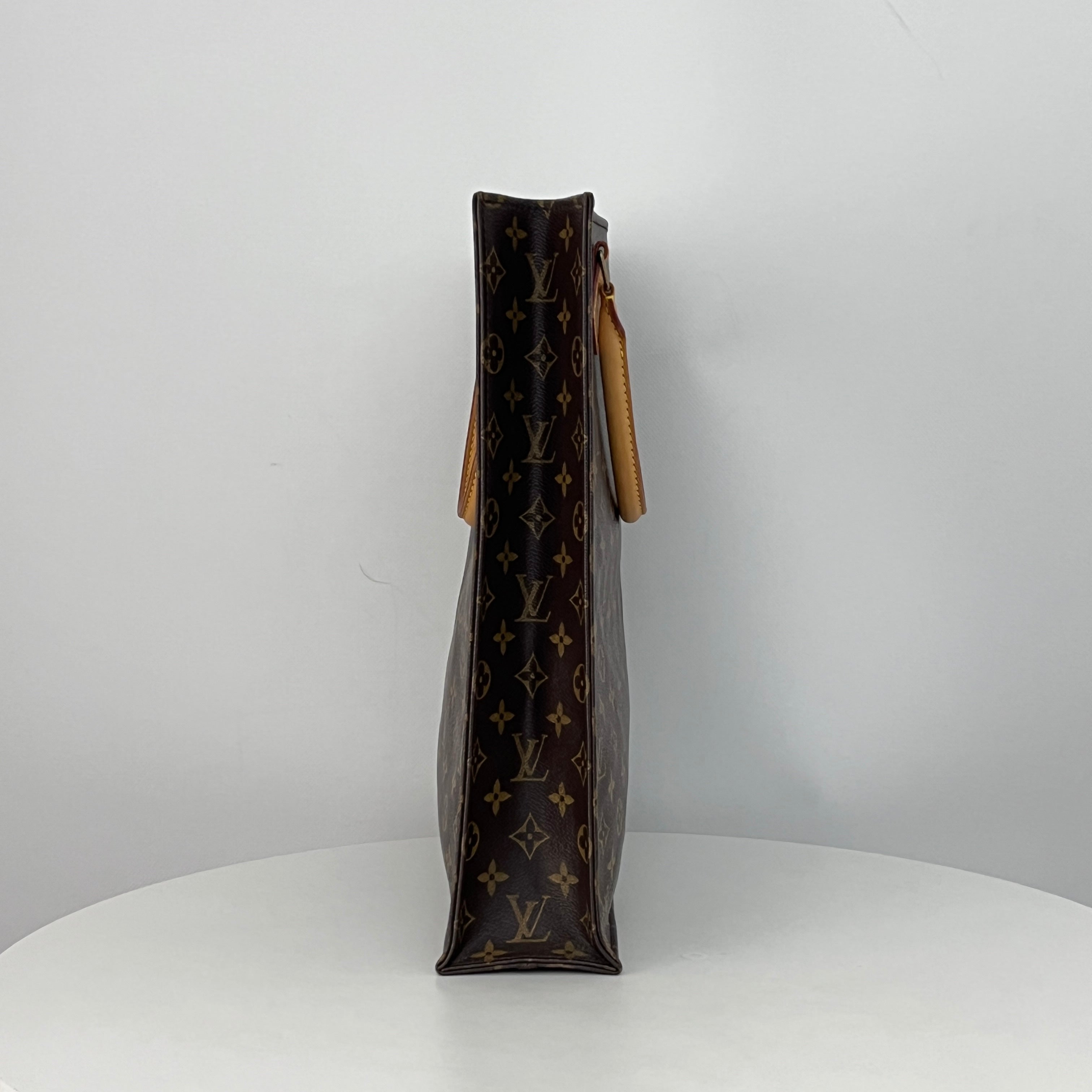 Sac LOUIS VUITTON Sac Plat toile et cuir marron vintage 2005