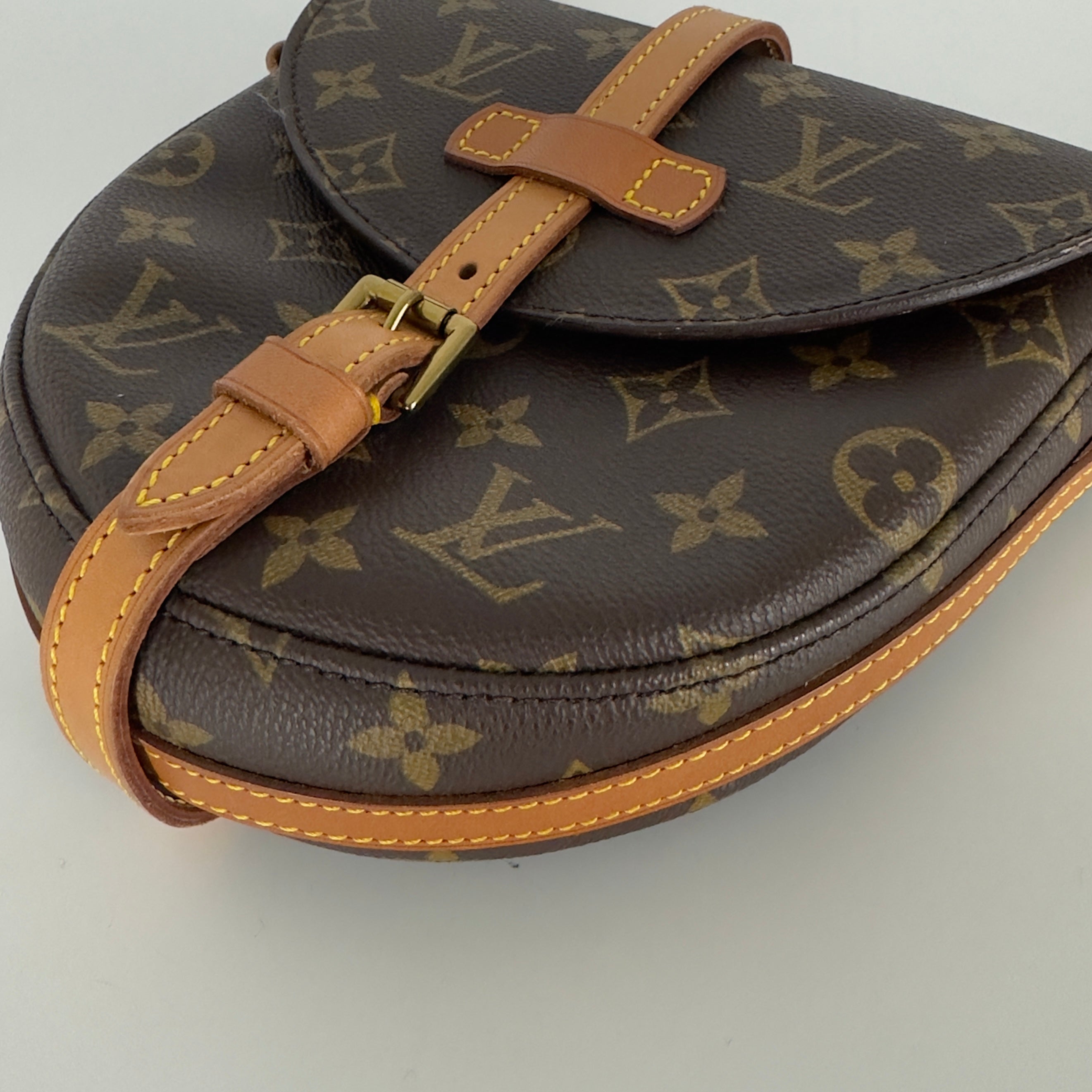 Sac à main LOUIS VUITTON Chantilly PM toile et cuir marron