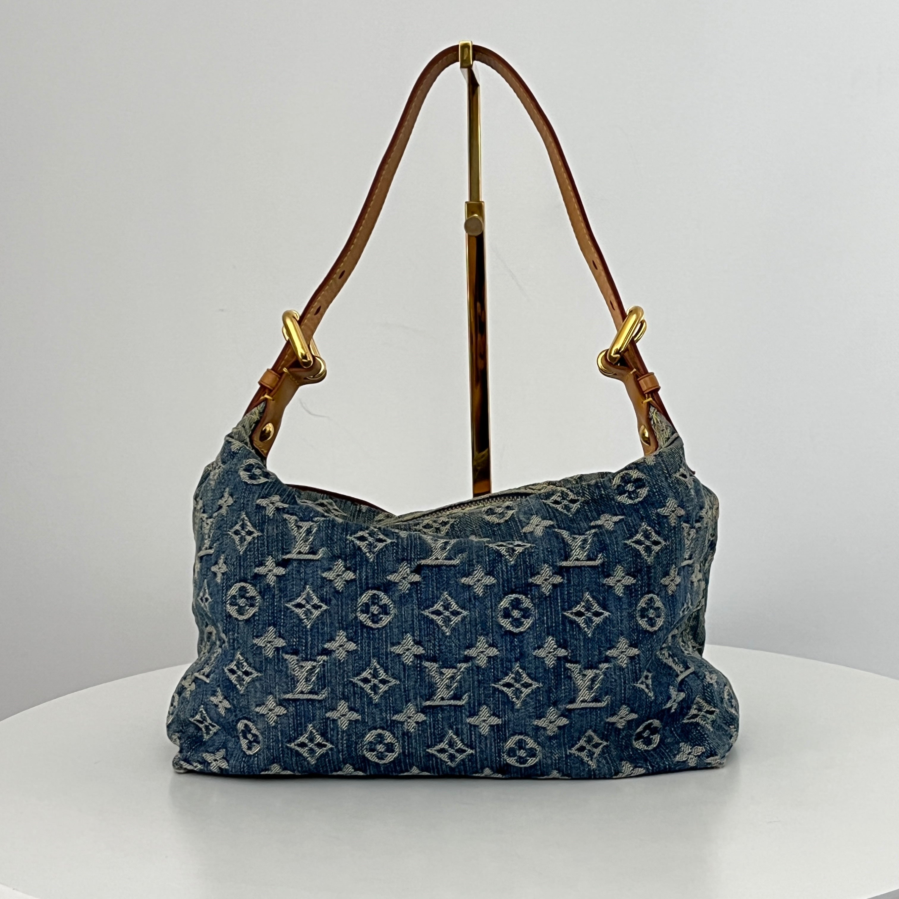 Sac à bandoulière LOUIS VUITTON Baggy Denim denim bleu vintage 2000