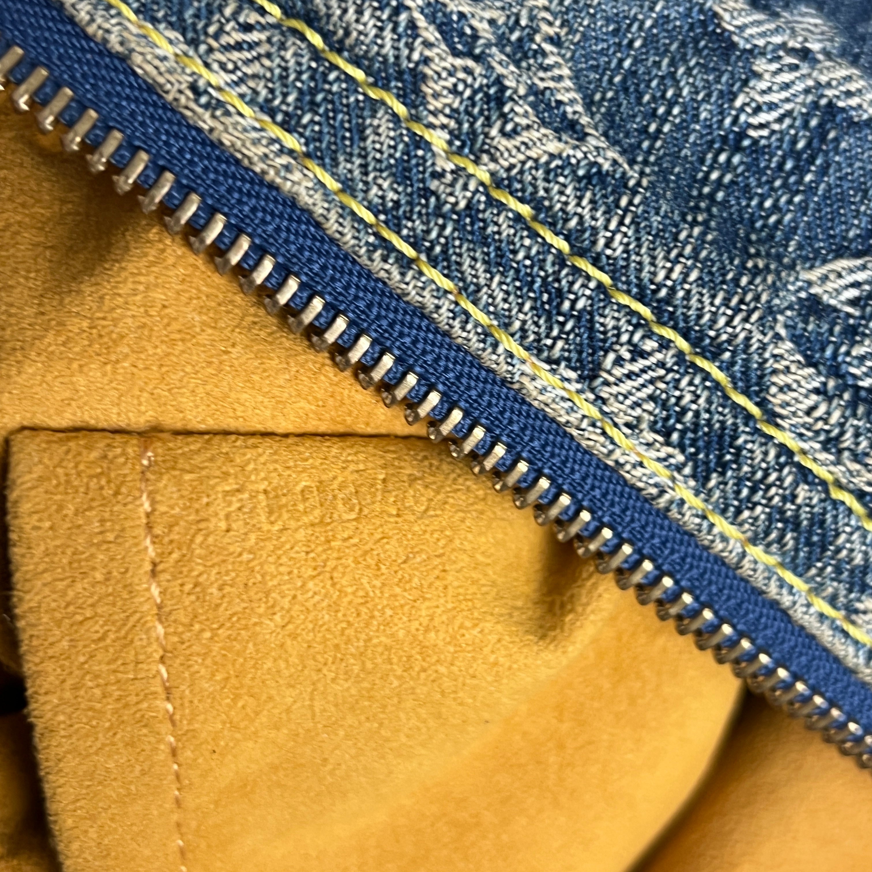 Sac à bandoulière LOUIS VUITTON Baggy Denim denim bleu vintage 2000