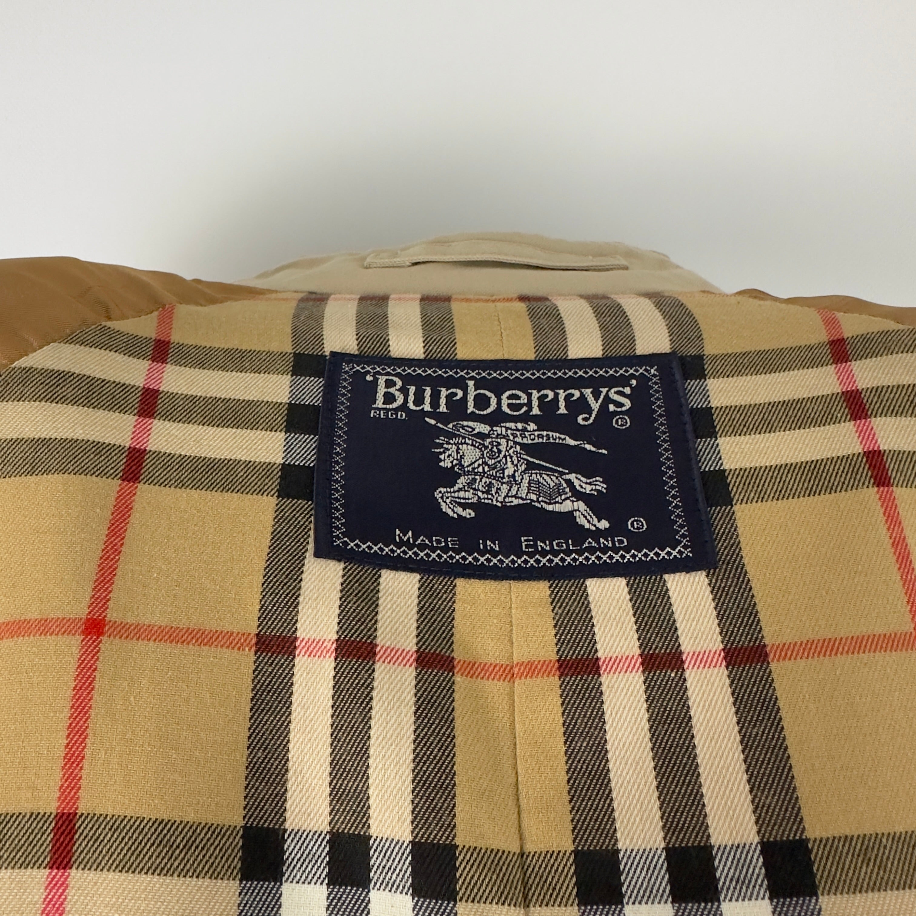 Trench BURBERRY S coton beige