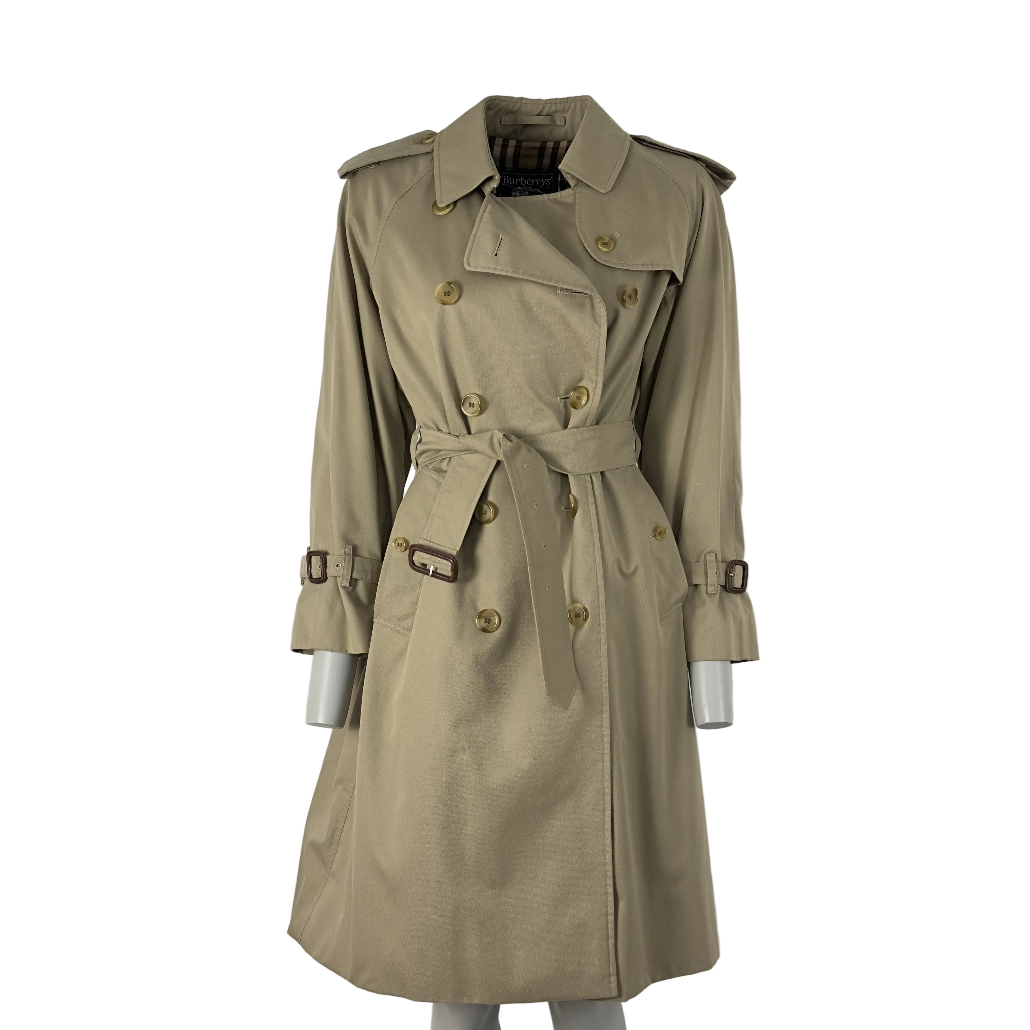 Trench BURBERRY S coton beige