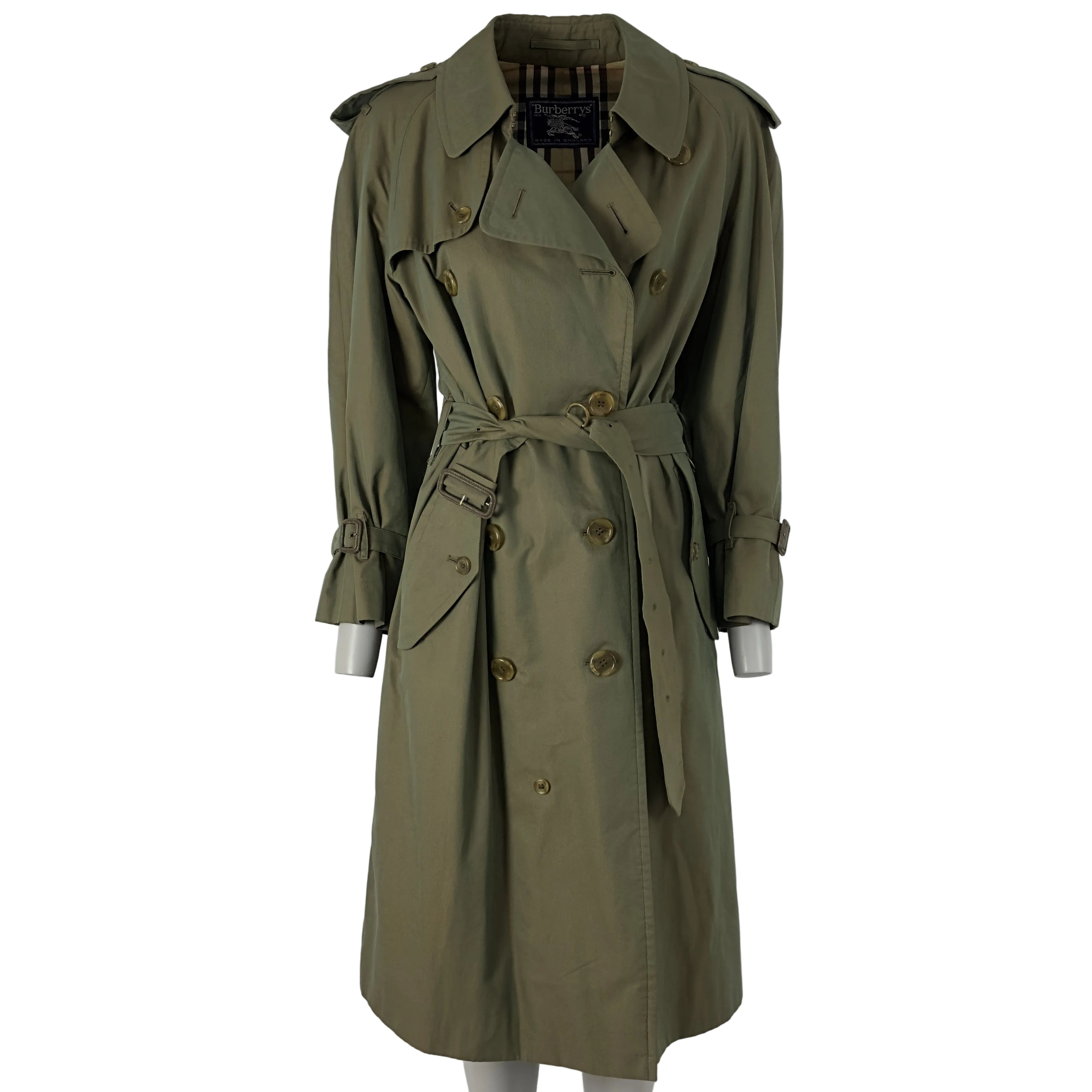 Trench BURBERRY M coton kaki