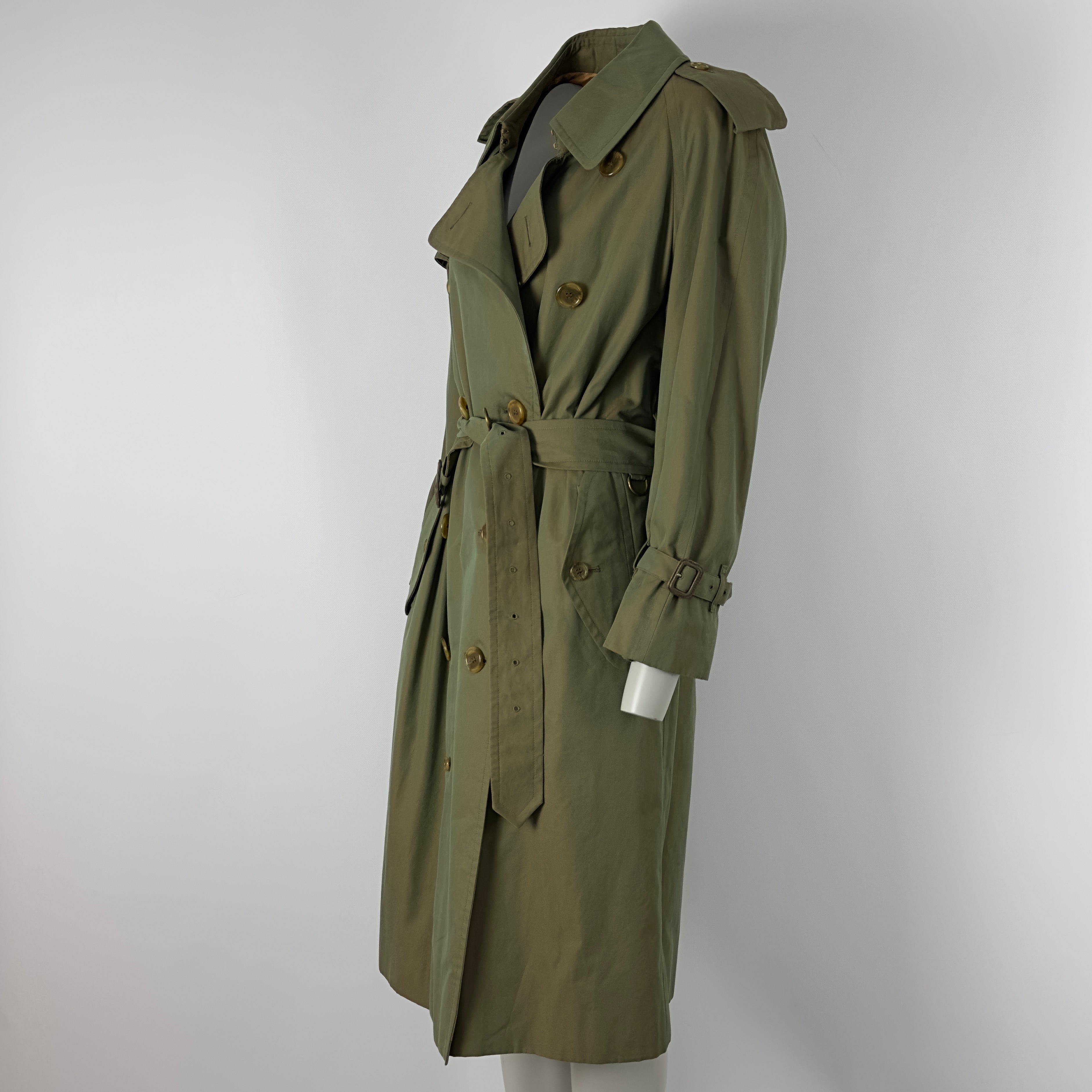 Trench BURBERRY M coton kaki