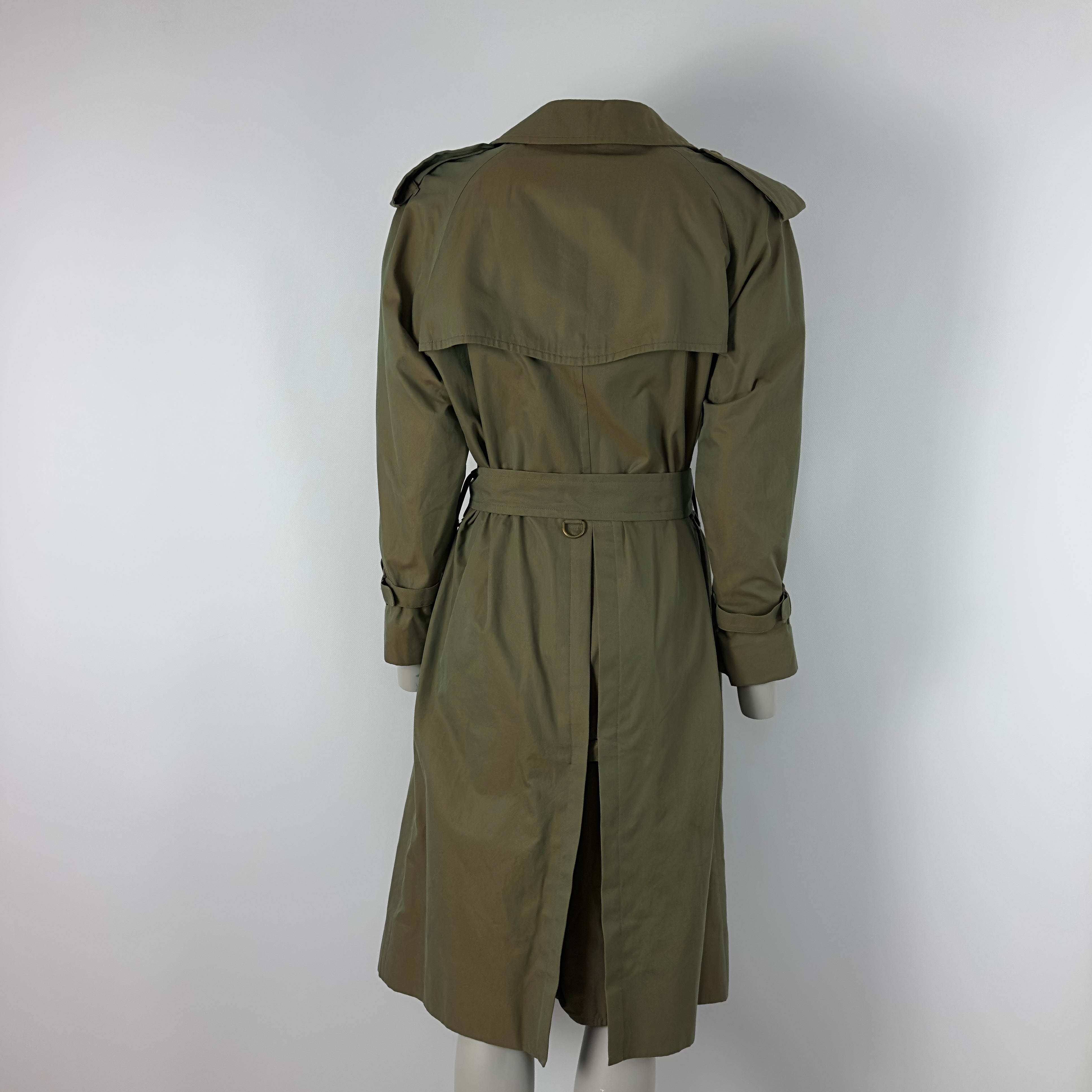 Trench BURBERRY M coton kaki