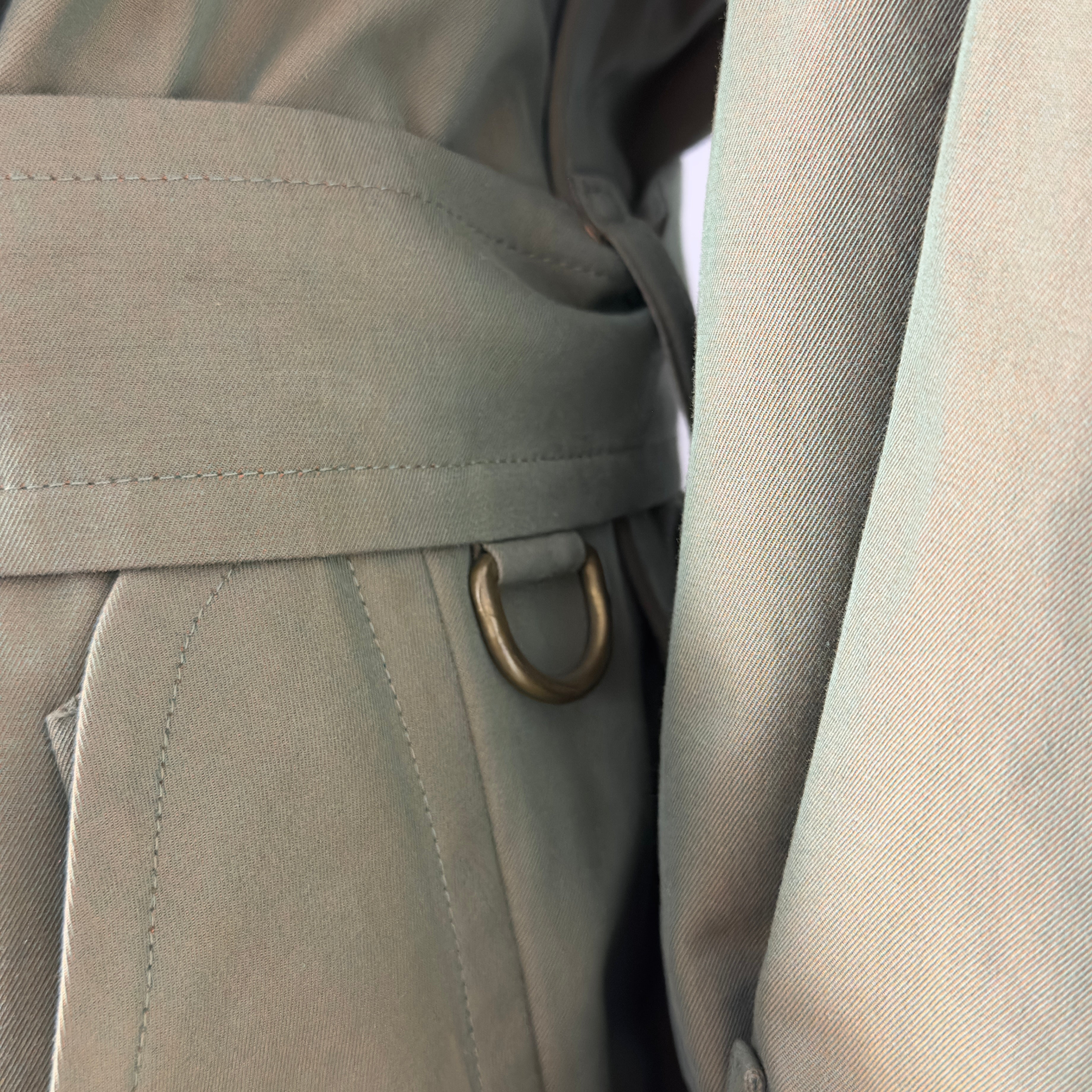 Trench BURBERRY M coton kaki