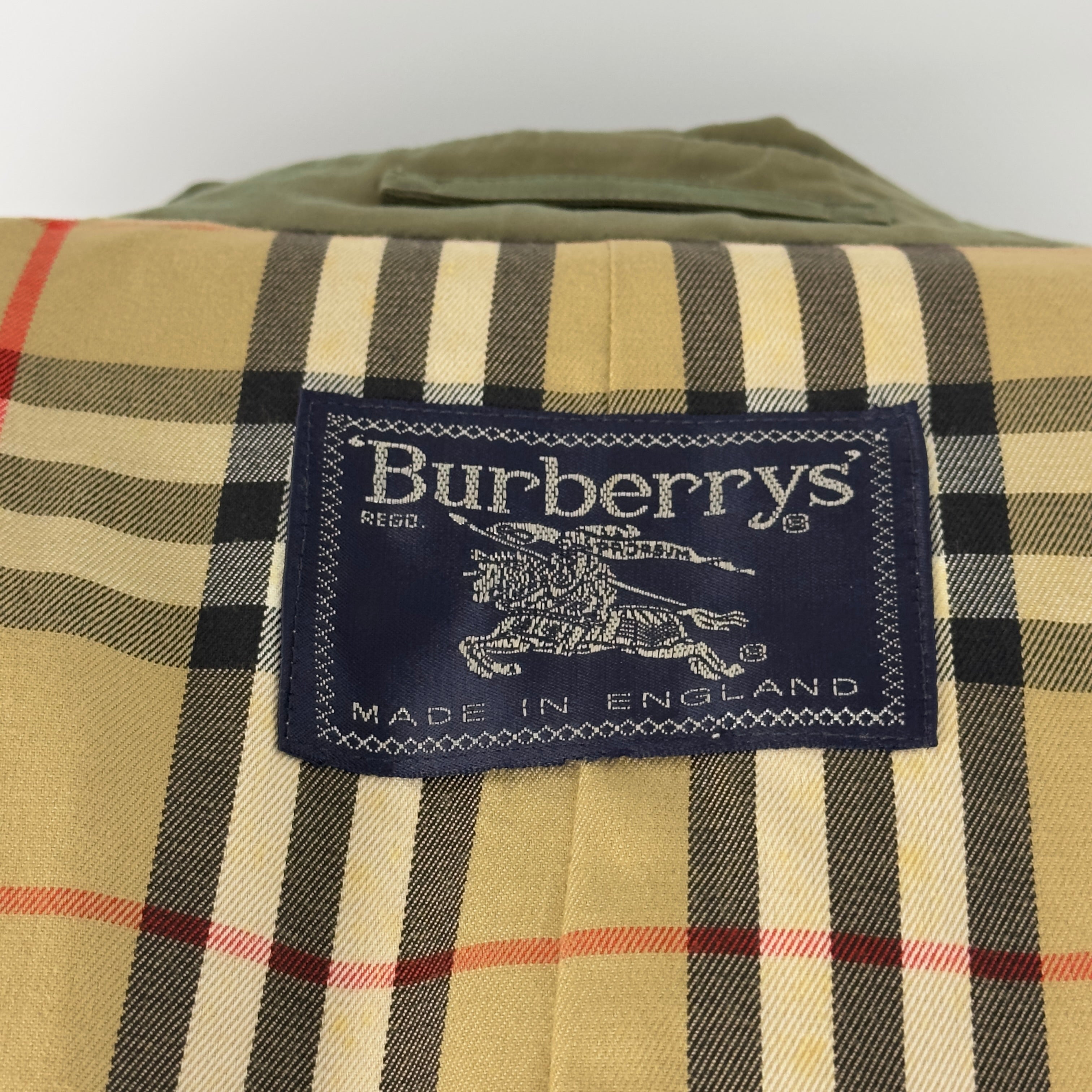 Trench BURBERRY M coton kaki