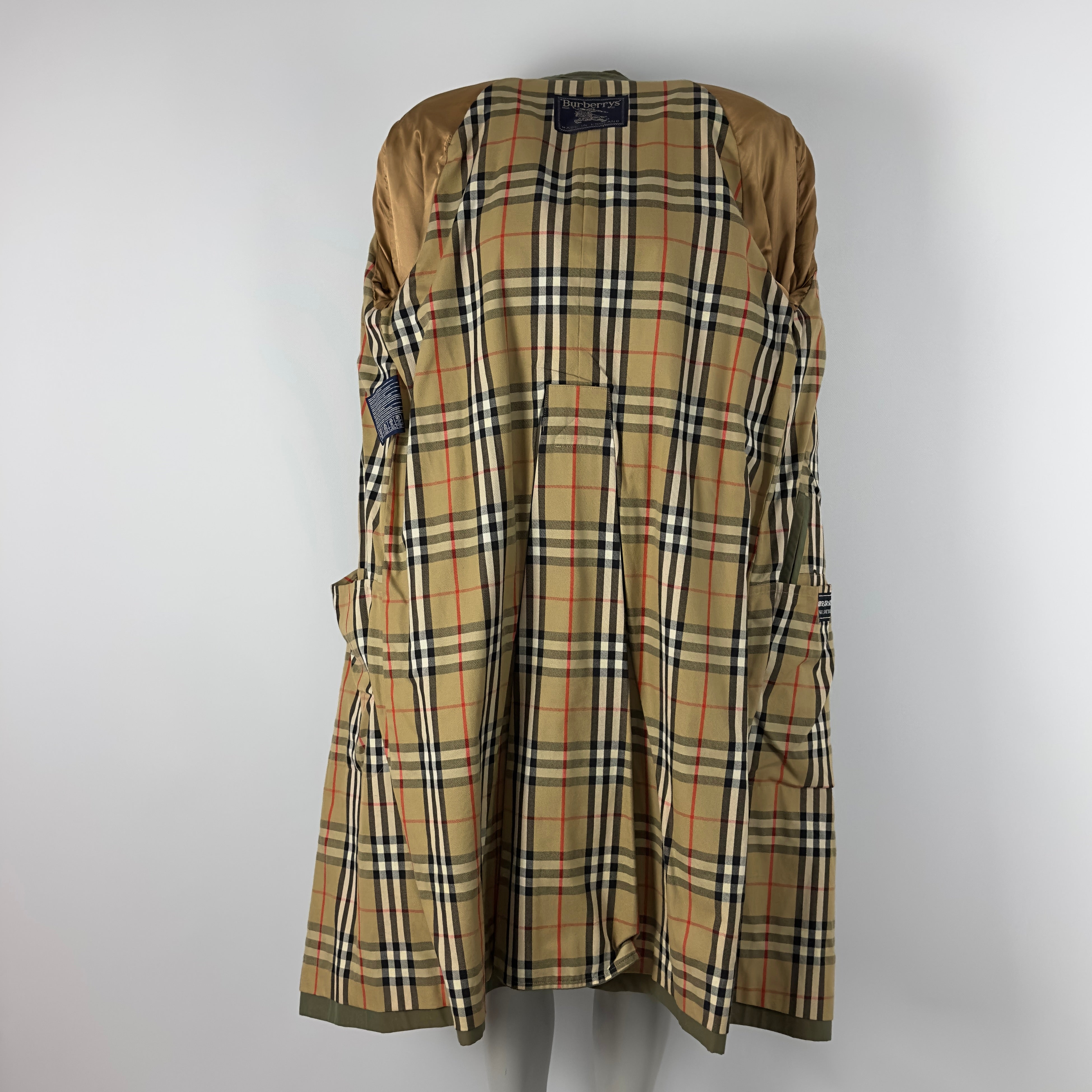 Trench BURBERRY M coton kaki