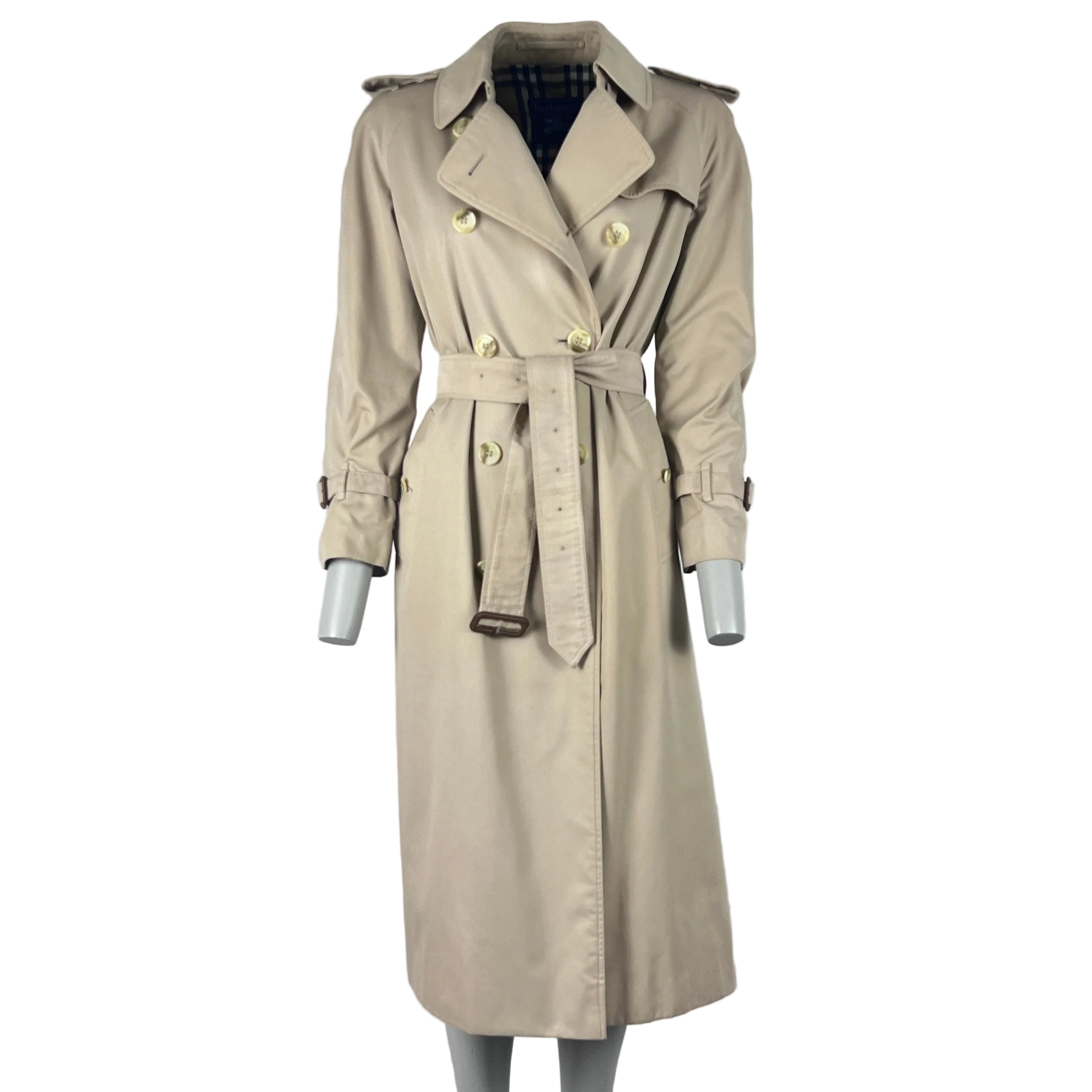Trench BURBERRY XS coton beige