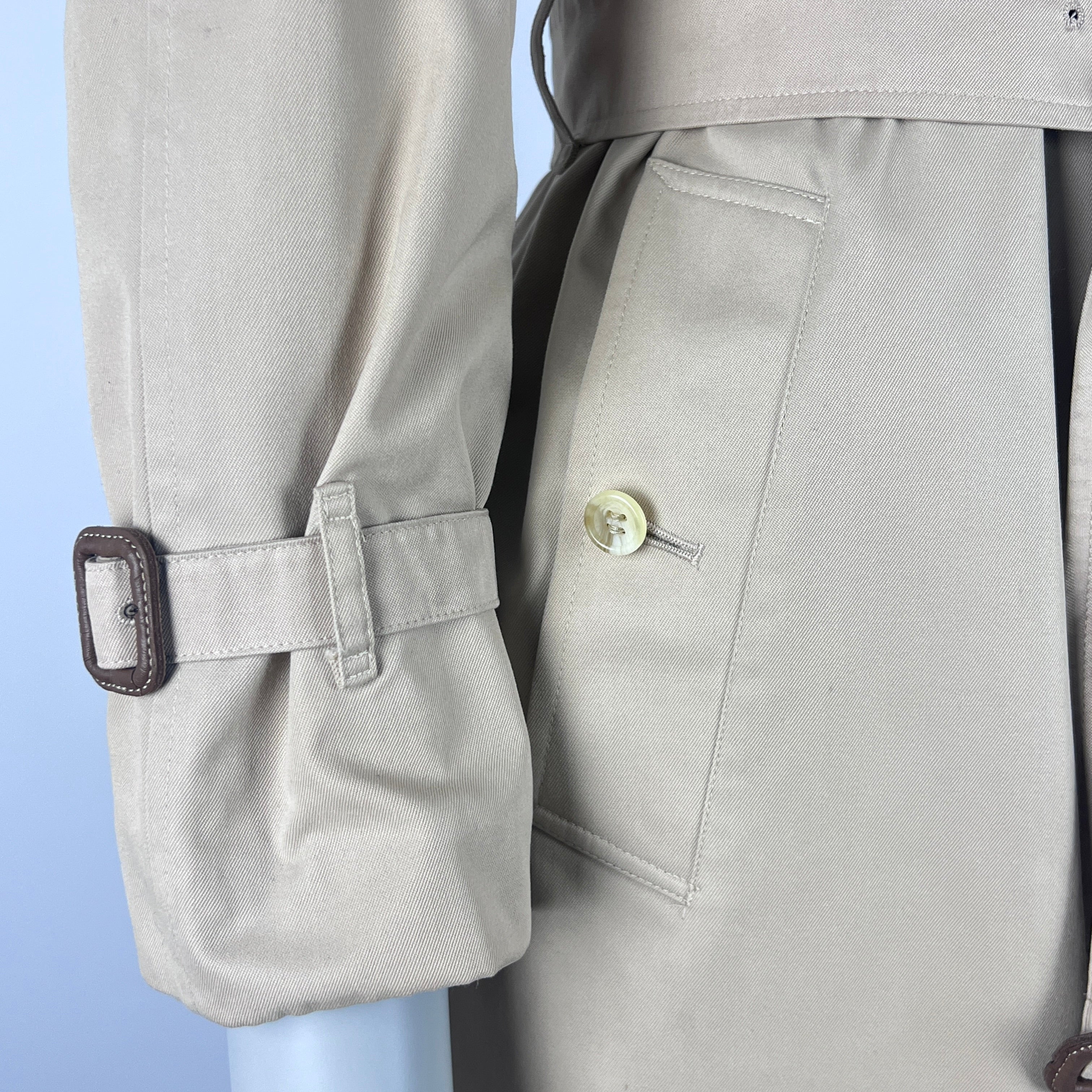 Trench BURBERRY XS coton beige