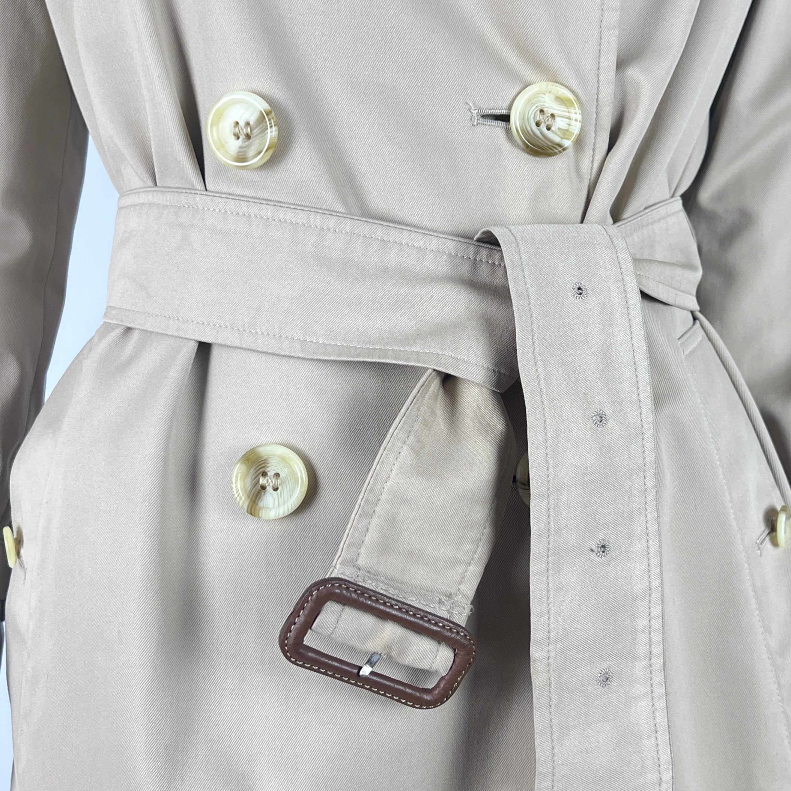 Trench BURBERRY XS coton beige