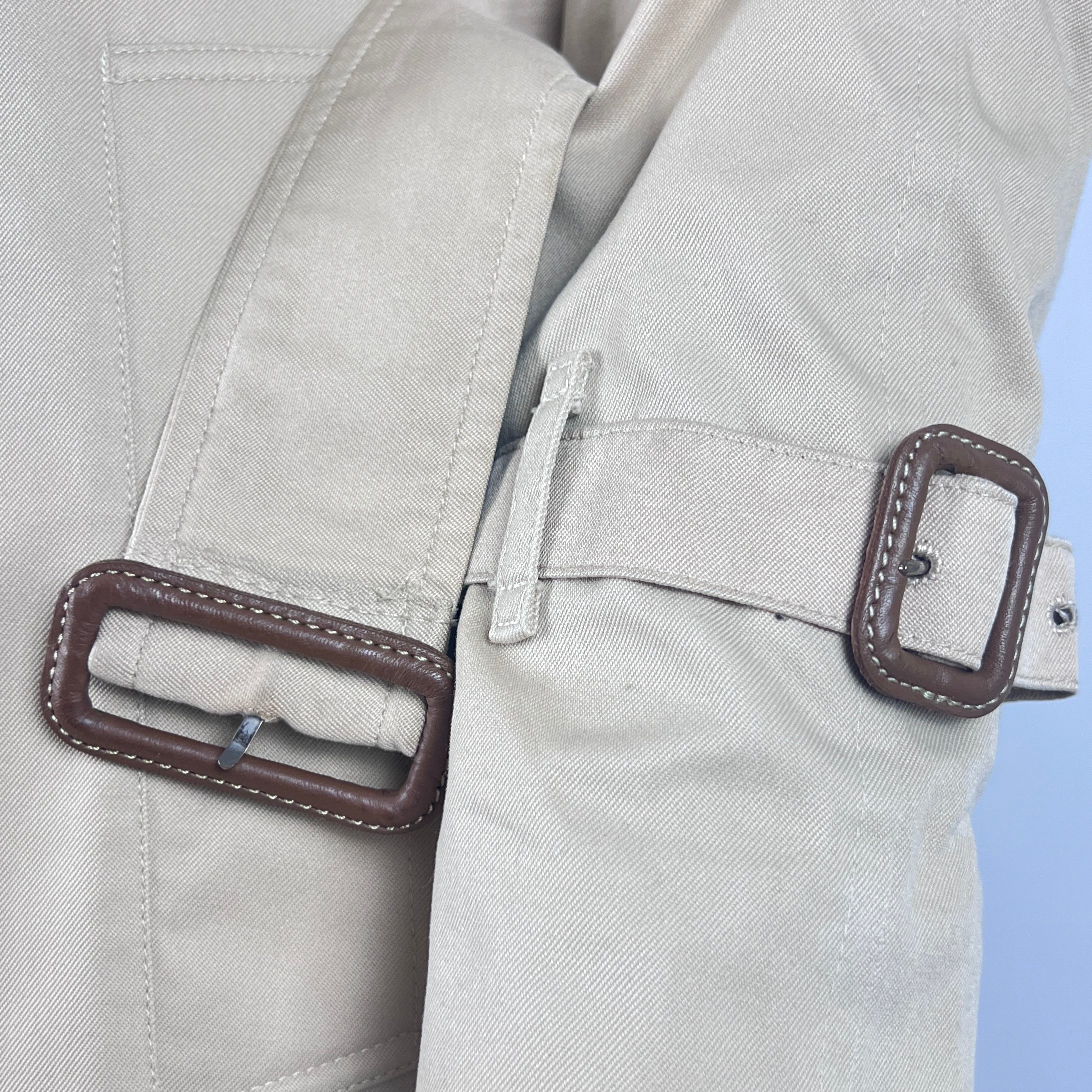 Trench BURBERRY XS coton beige