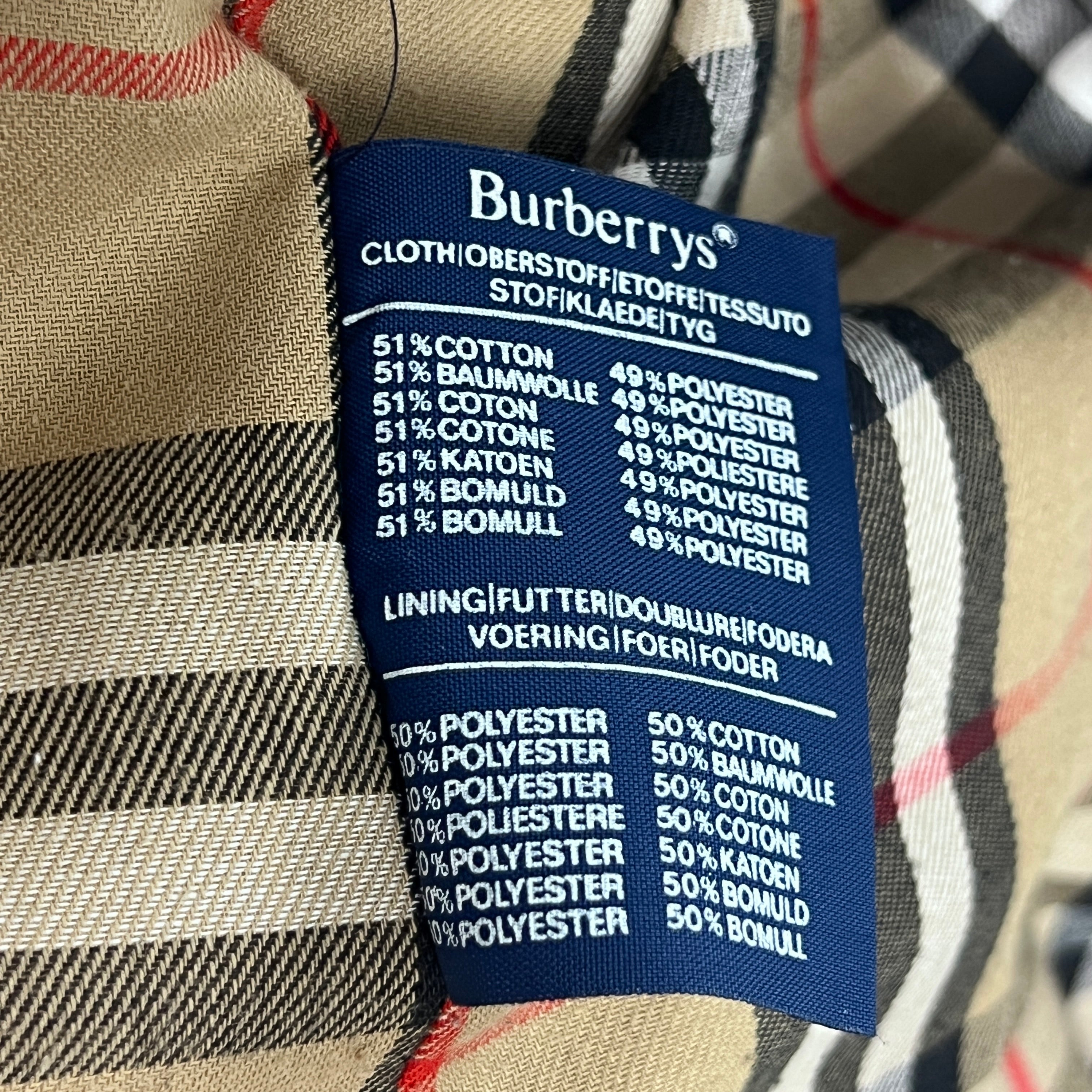 Trench BURBERRY XS coton beige