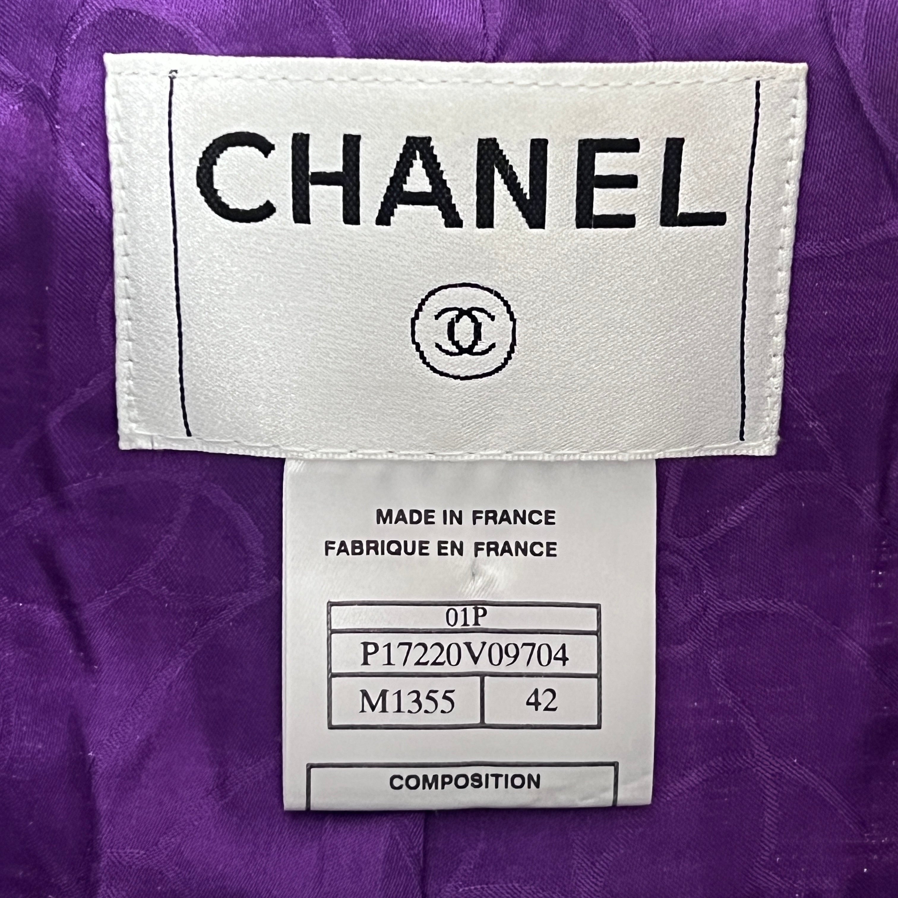 Veste CHANEL S tweed rose