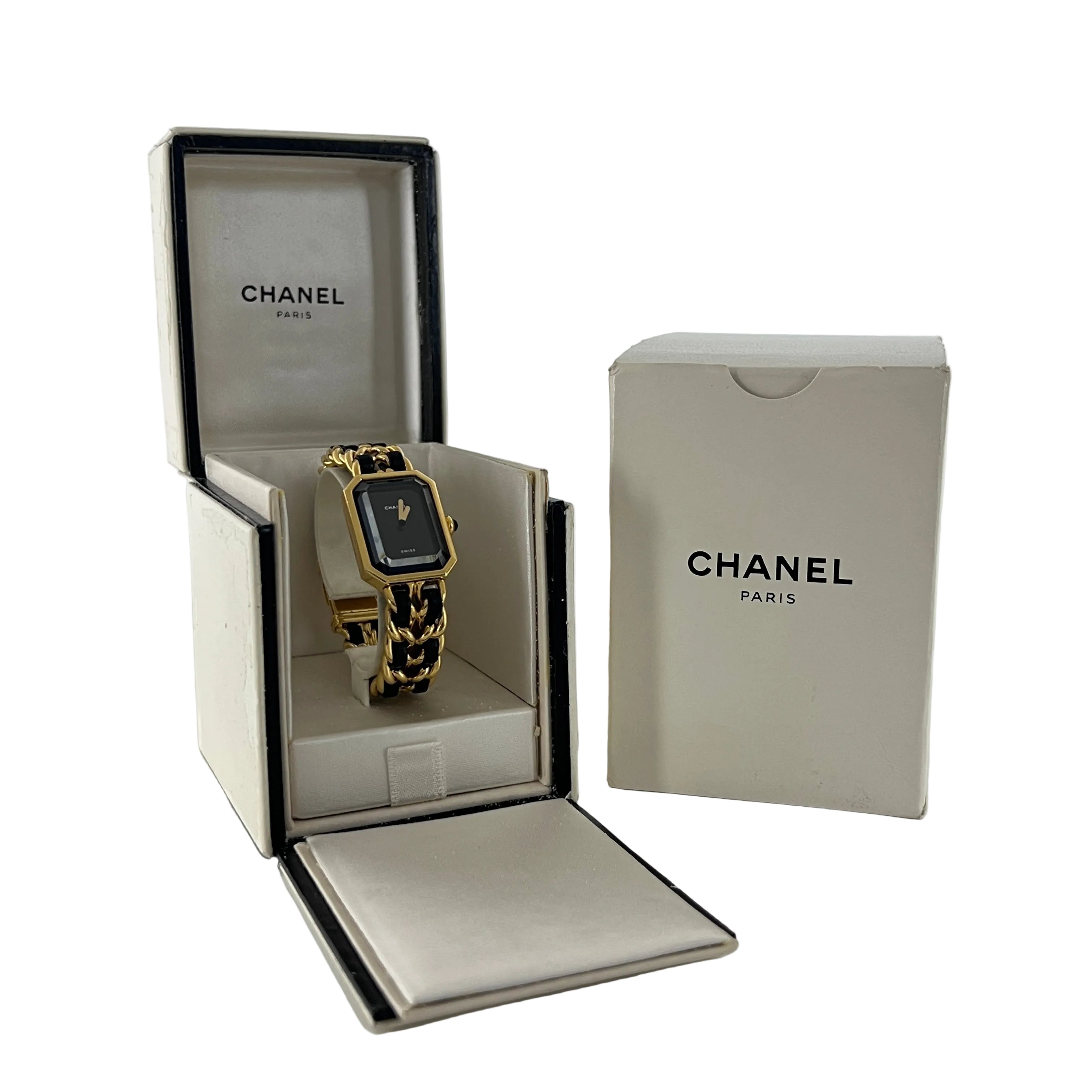 Montre CHANEL Première plaquée or taille M