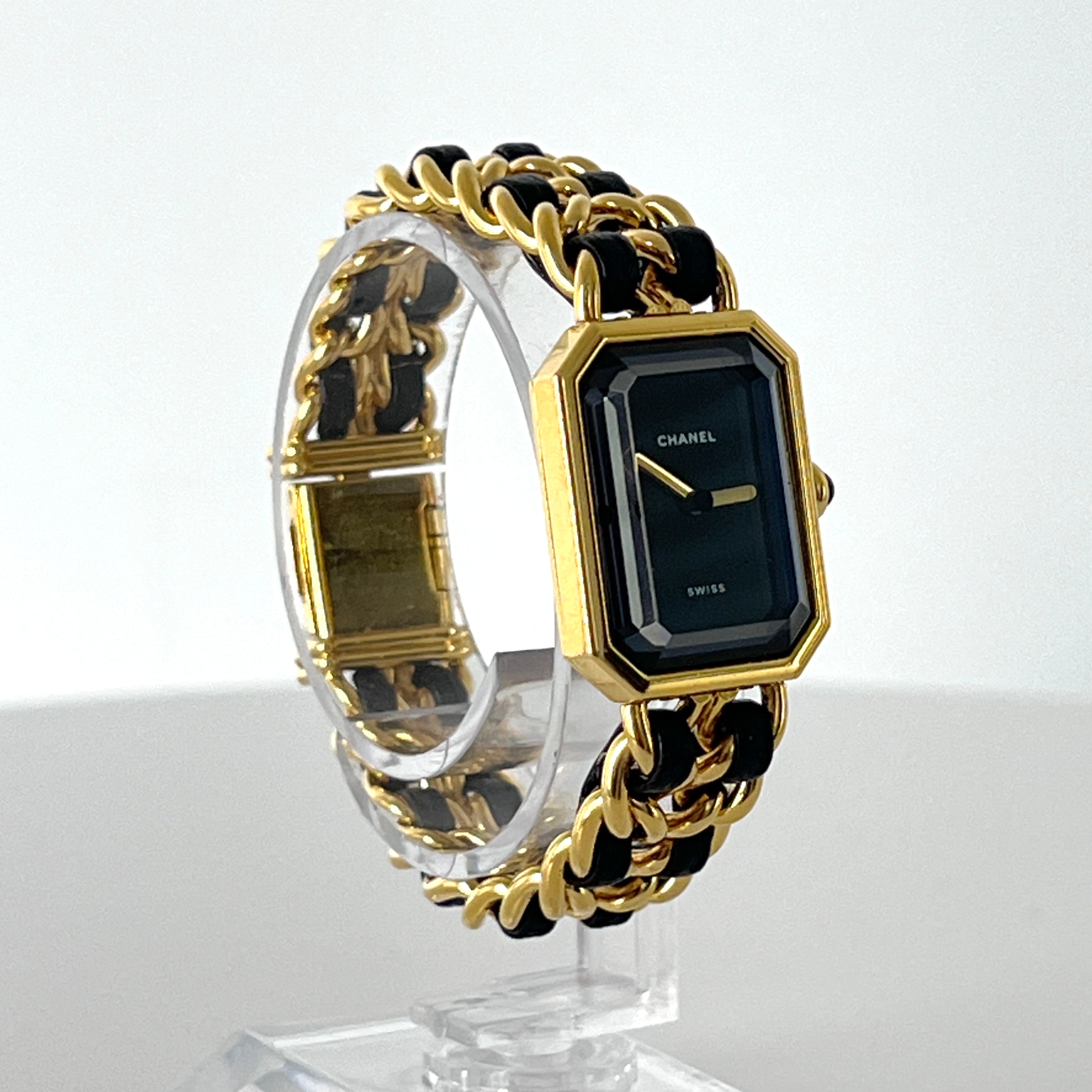 Montre CHANEL Première plaquée or taille M