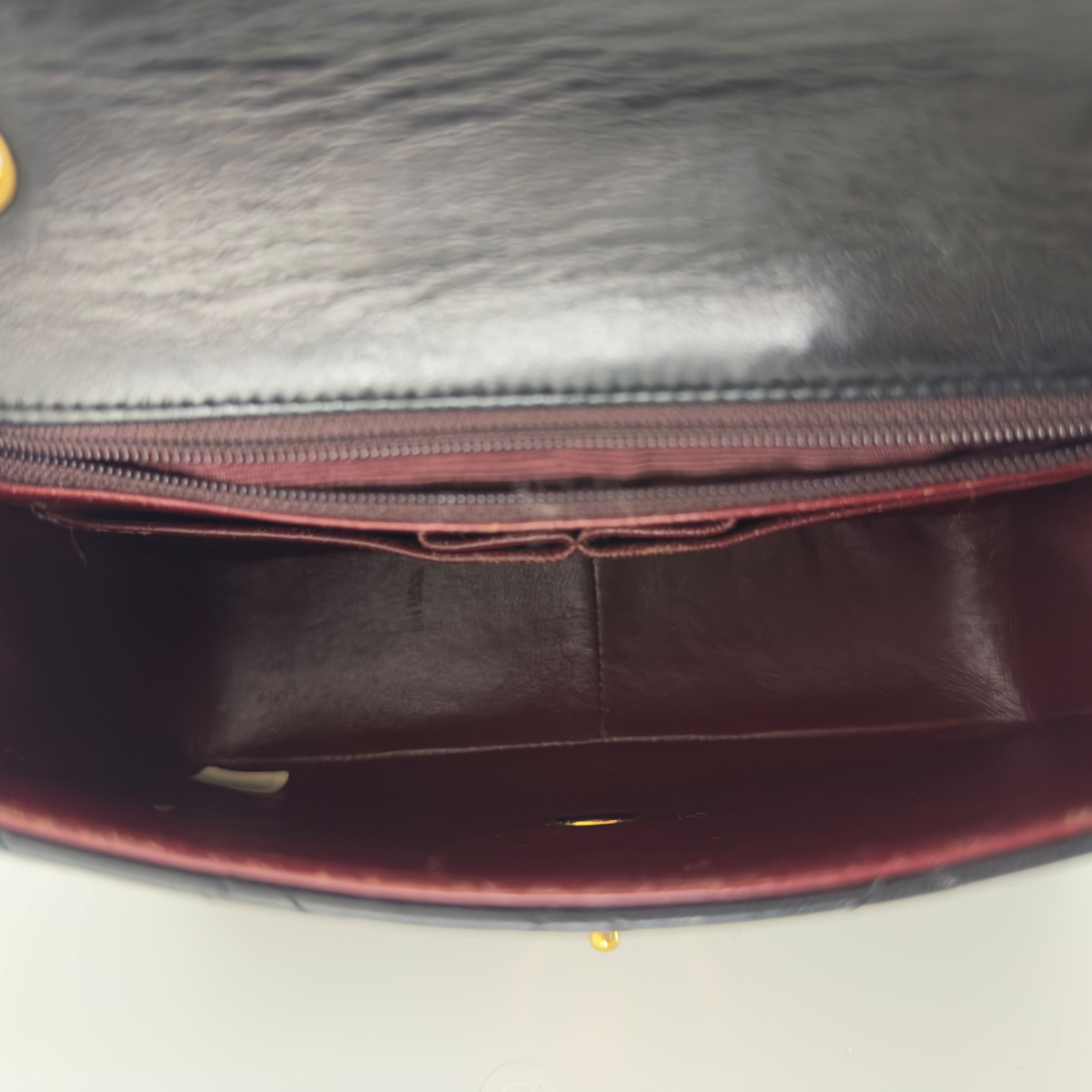 Sac à main CHANEL Timeless Classique Mini  Single Flap cuir d'agneau noir