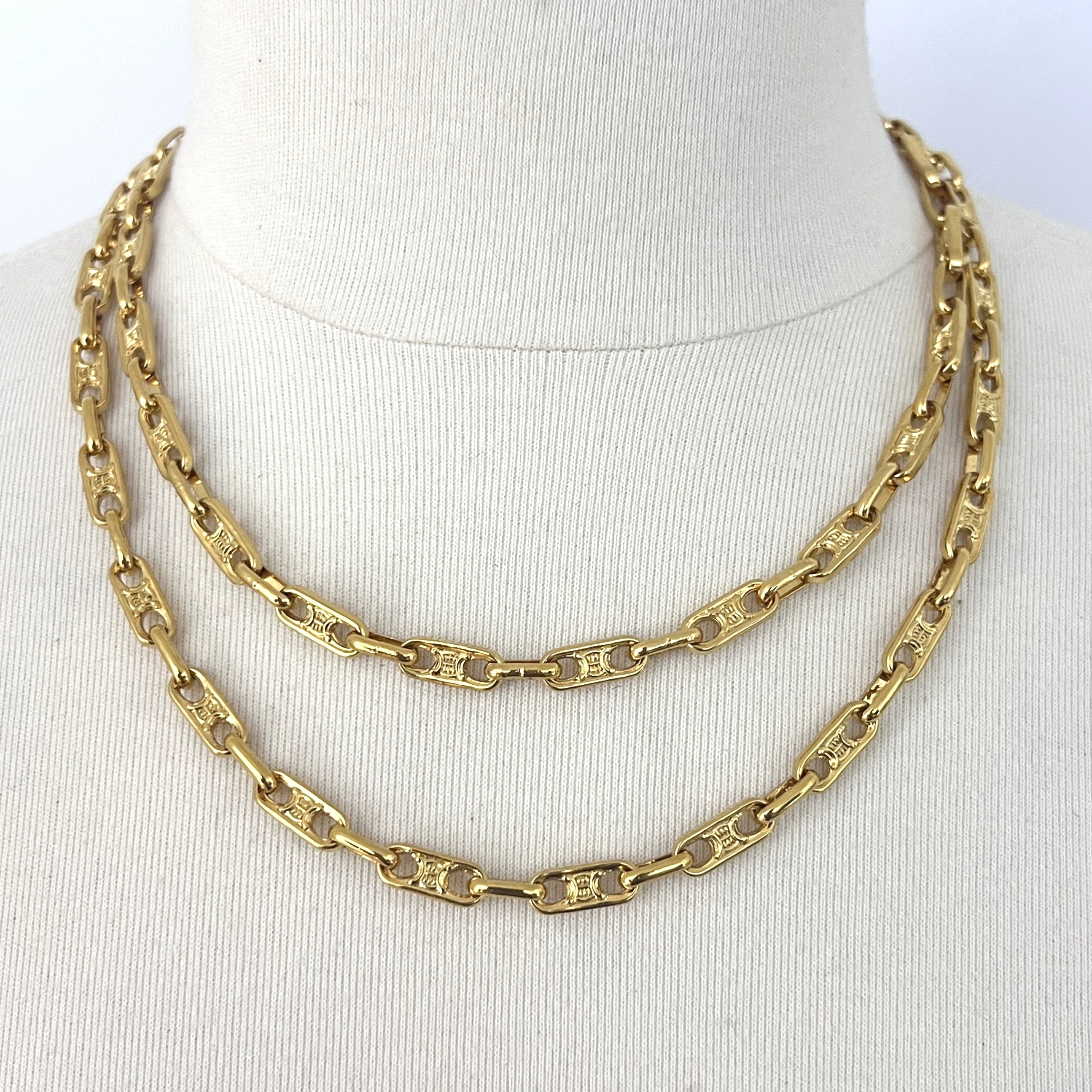 CELINE Triumph Chain Necklace