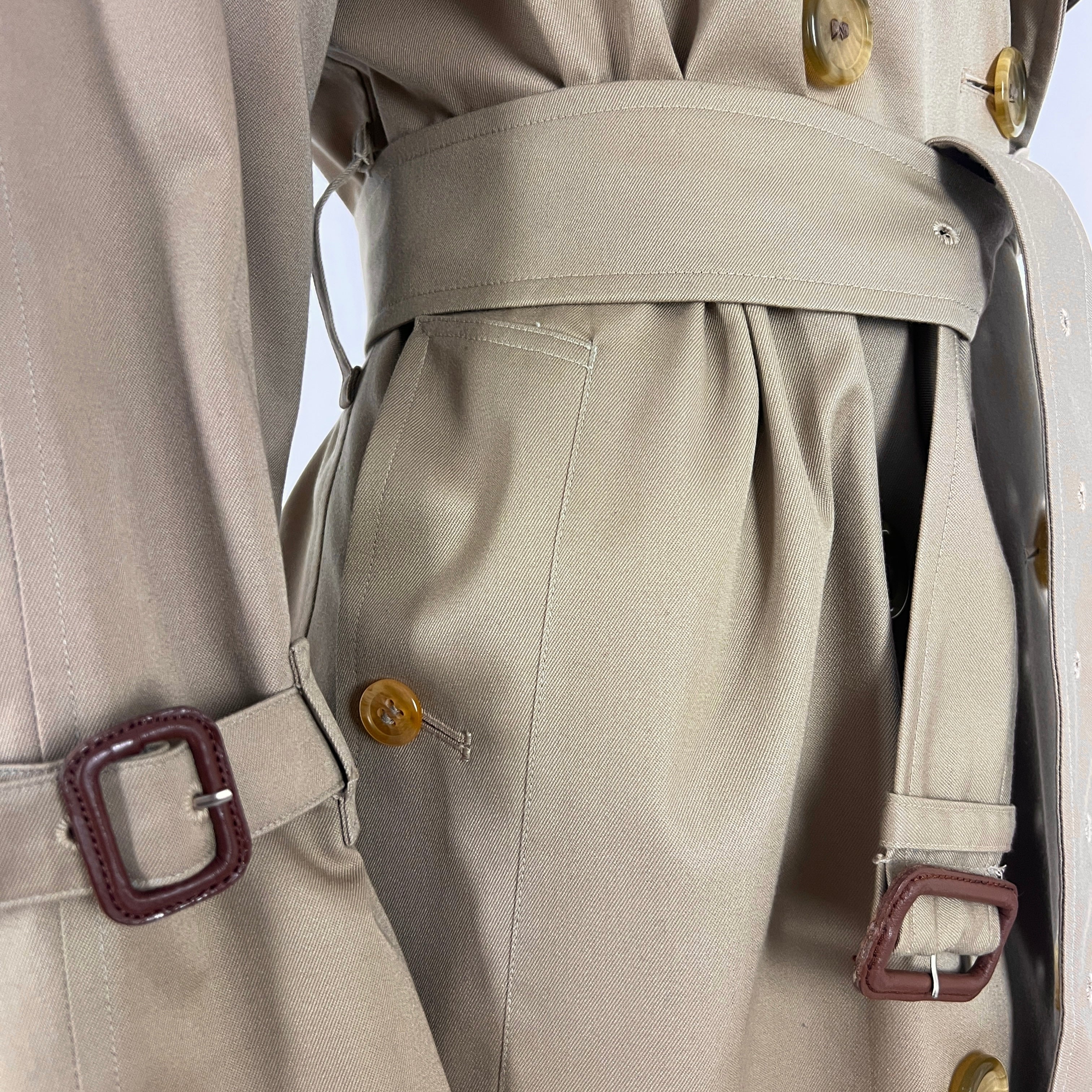 Trench BURBERRY S coton beige