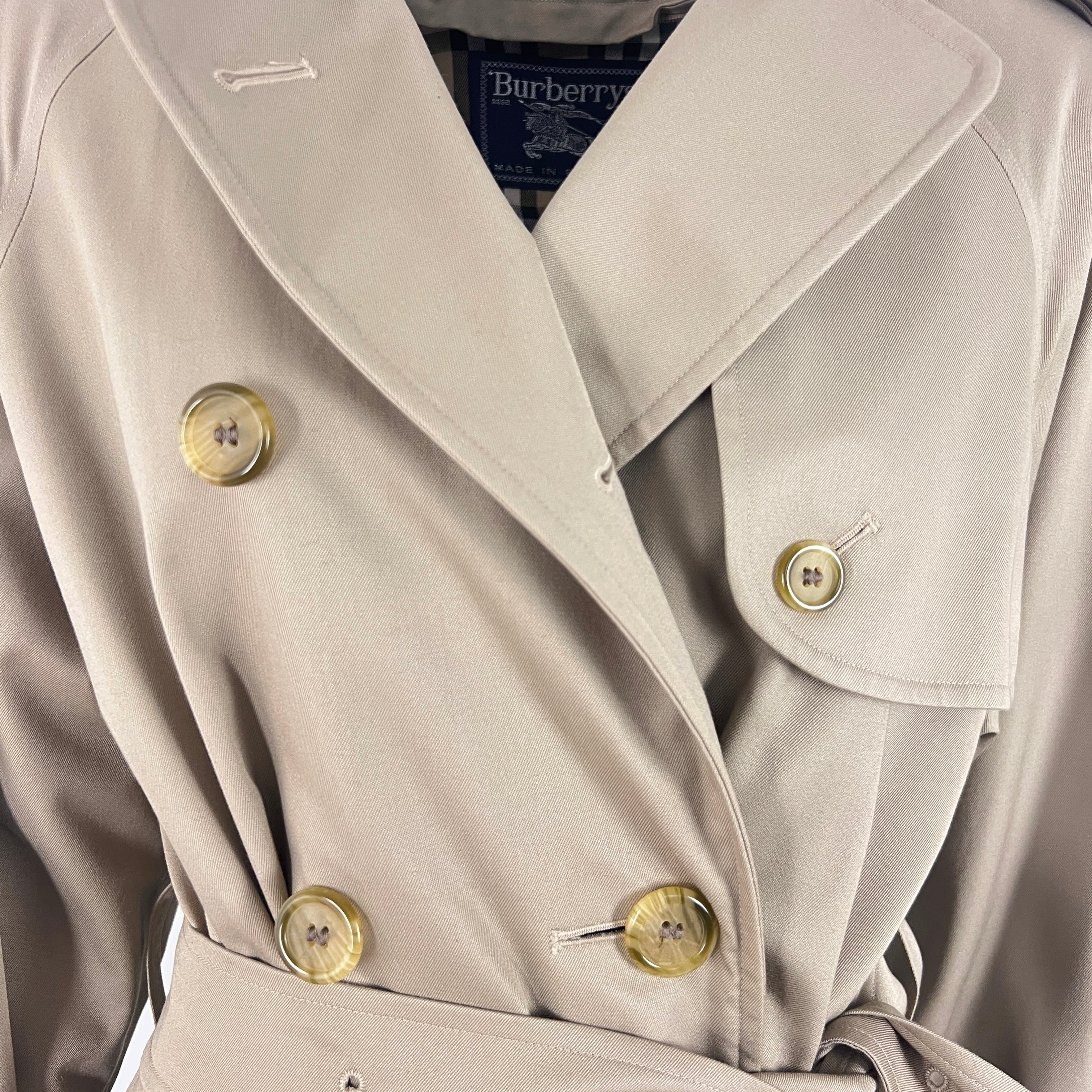Trench BURBERRY S coton beige