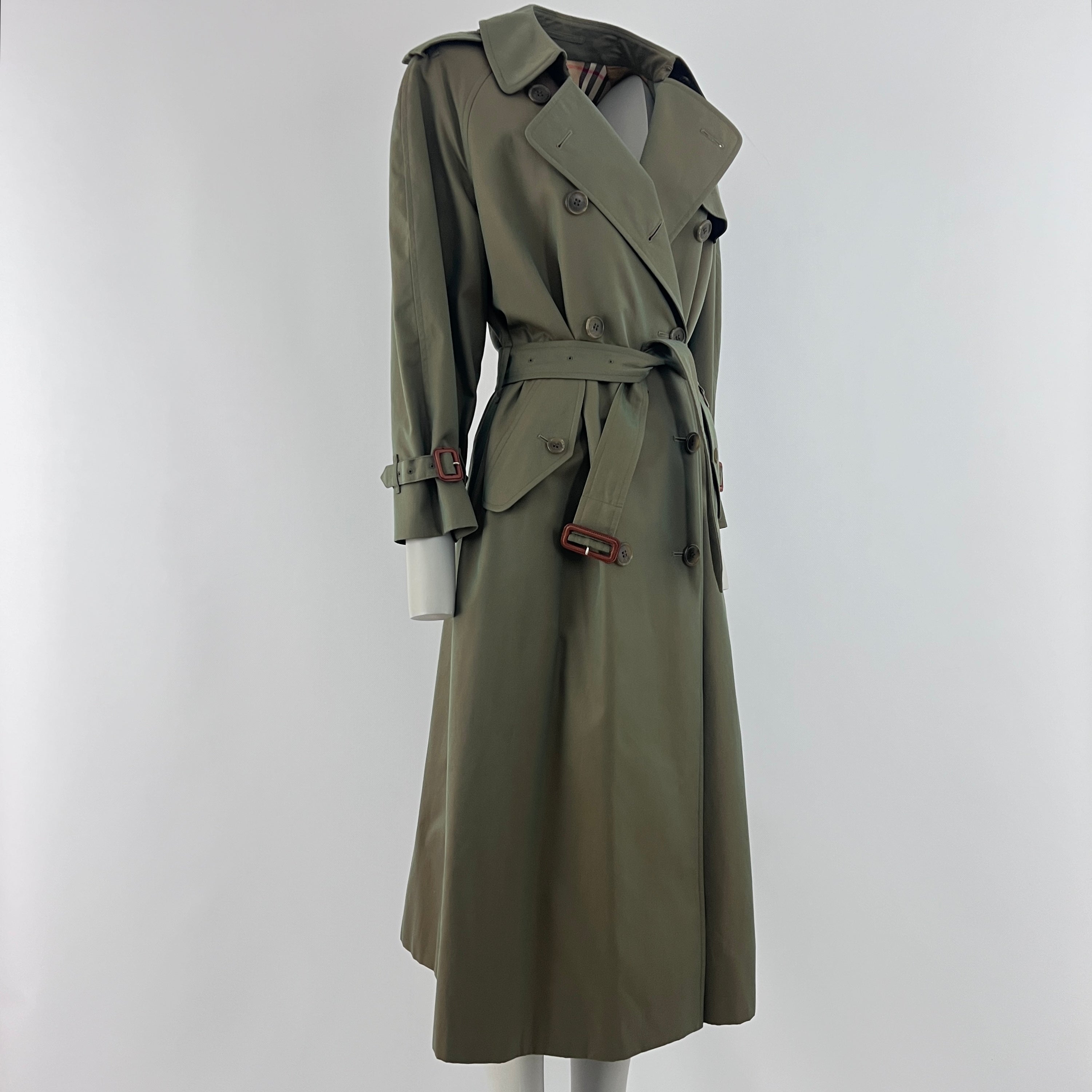 Trench BURBERRY M coton kaki