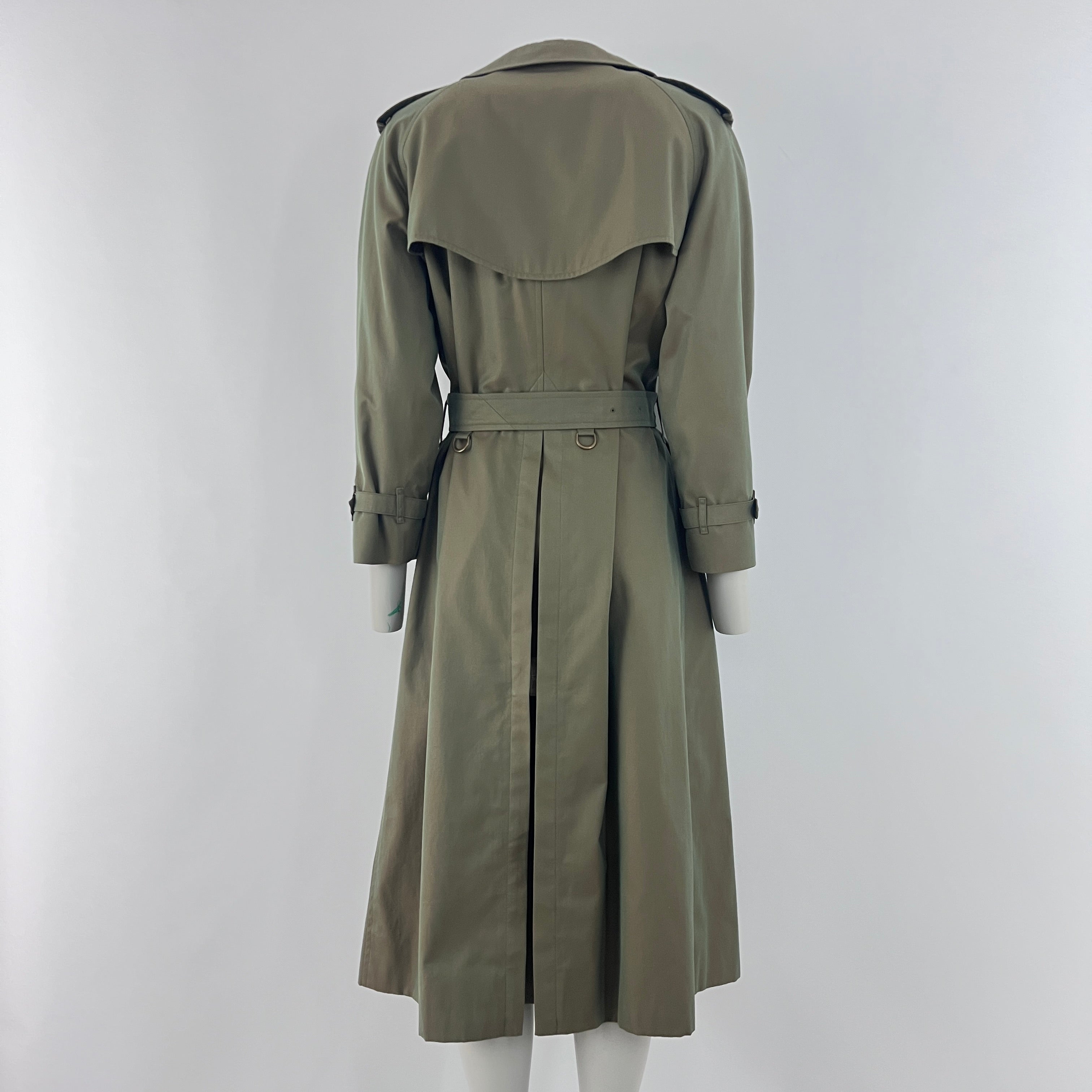 Trench BURBERRY M coton kaki