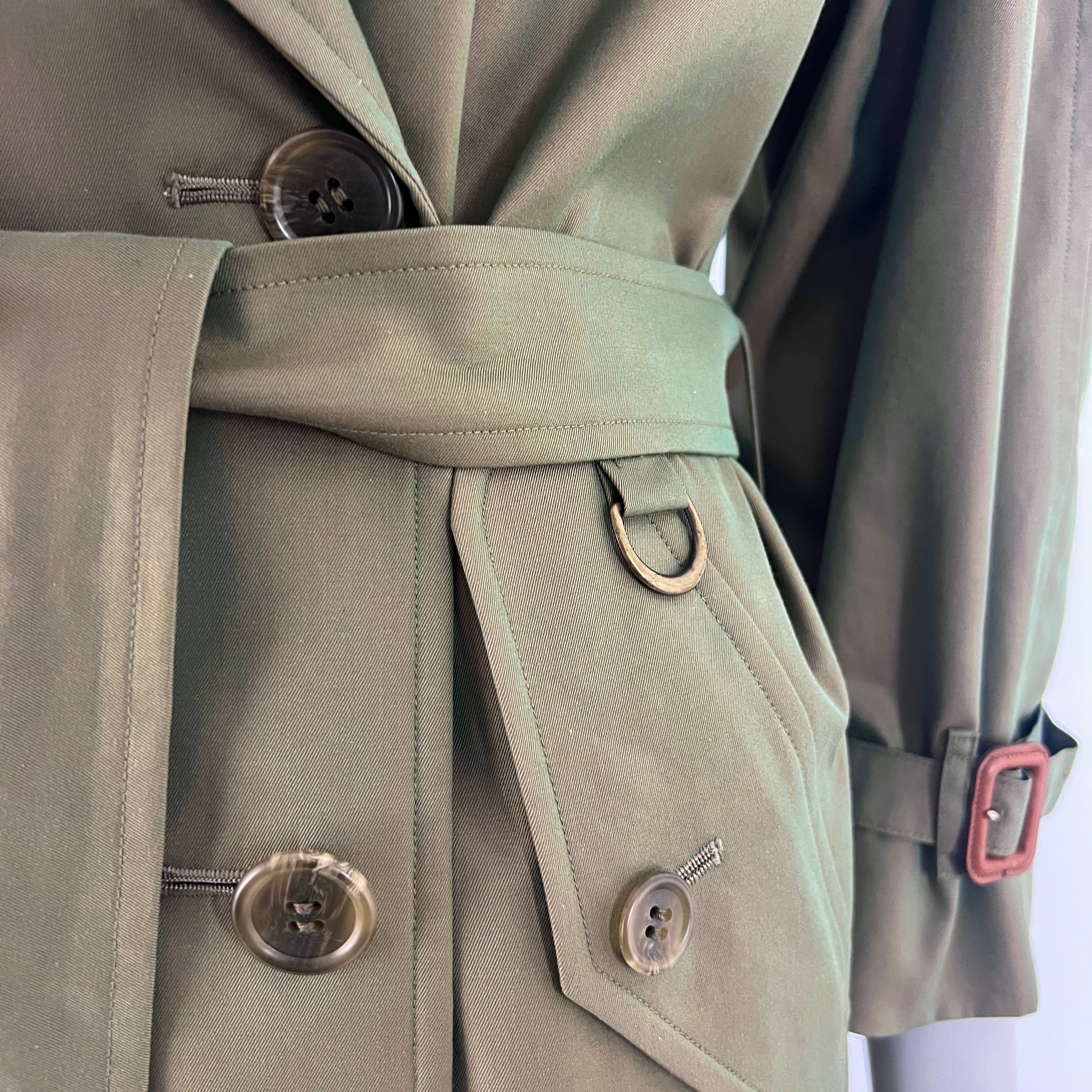 Trench BURBERRY M coton kaki