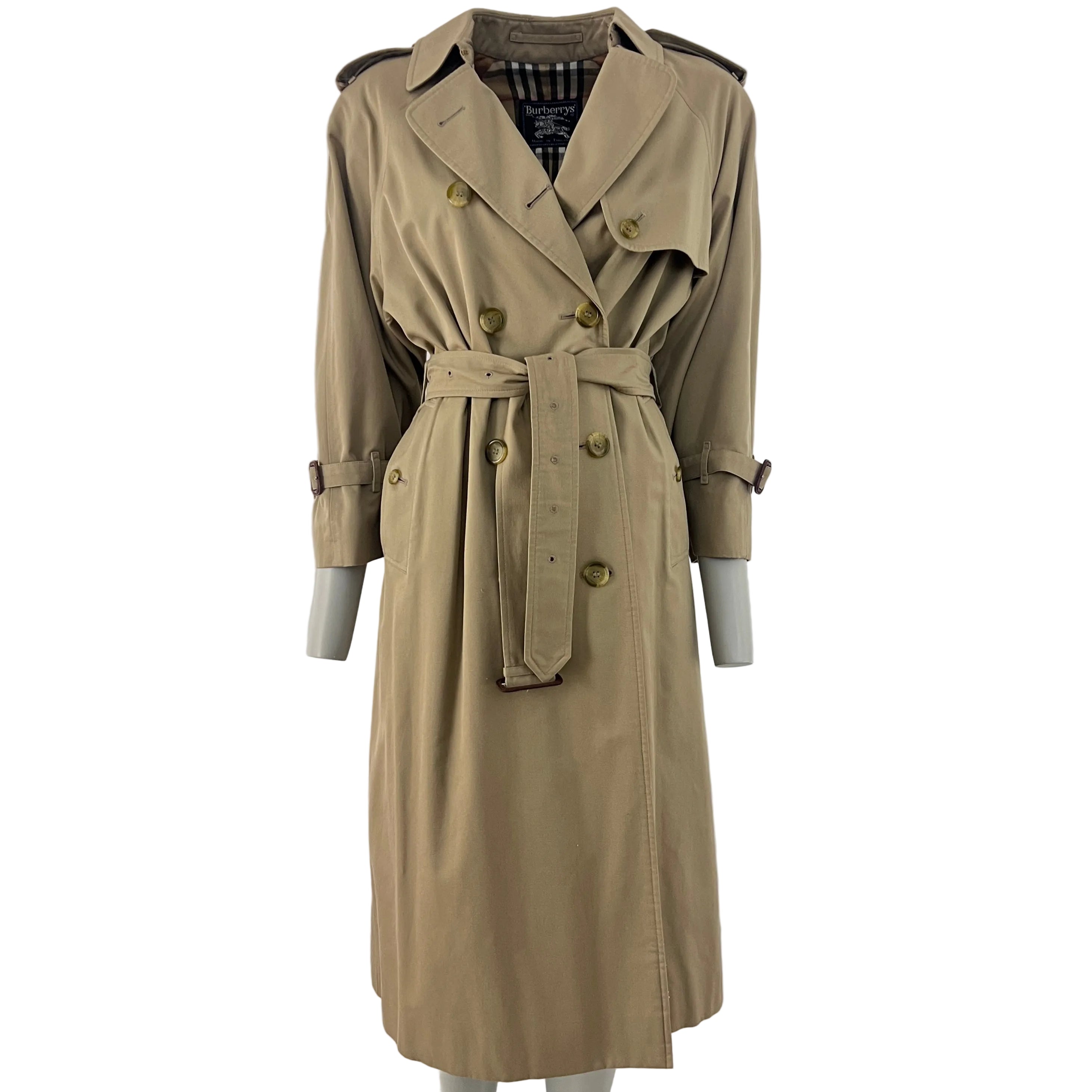 Trench BURBERRY M coton beige
