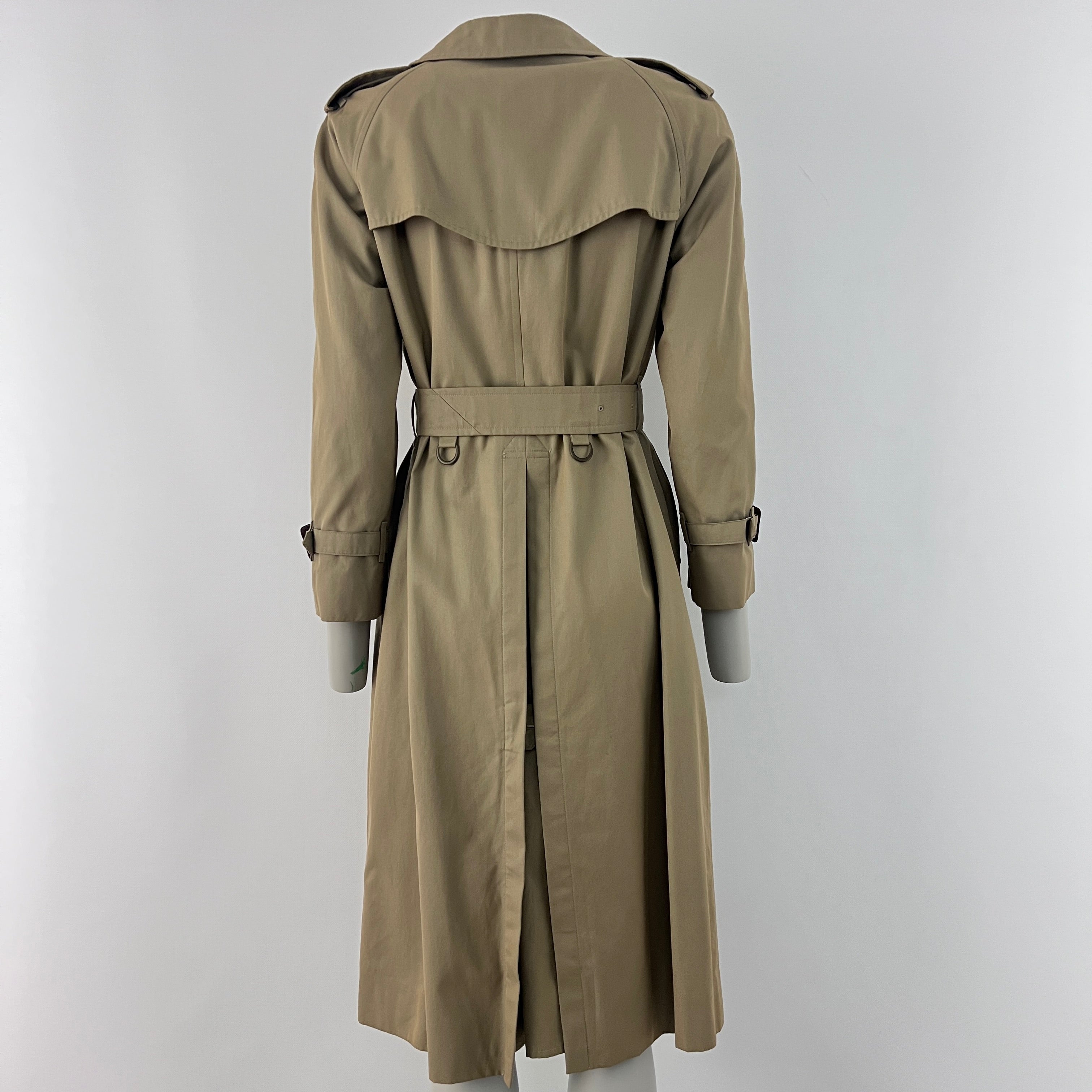 Trench BURBERRY S coton kaki