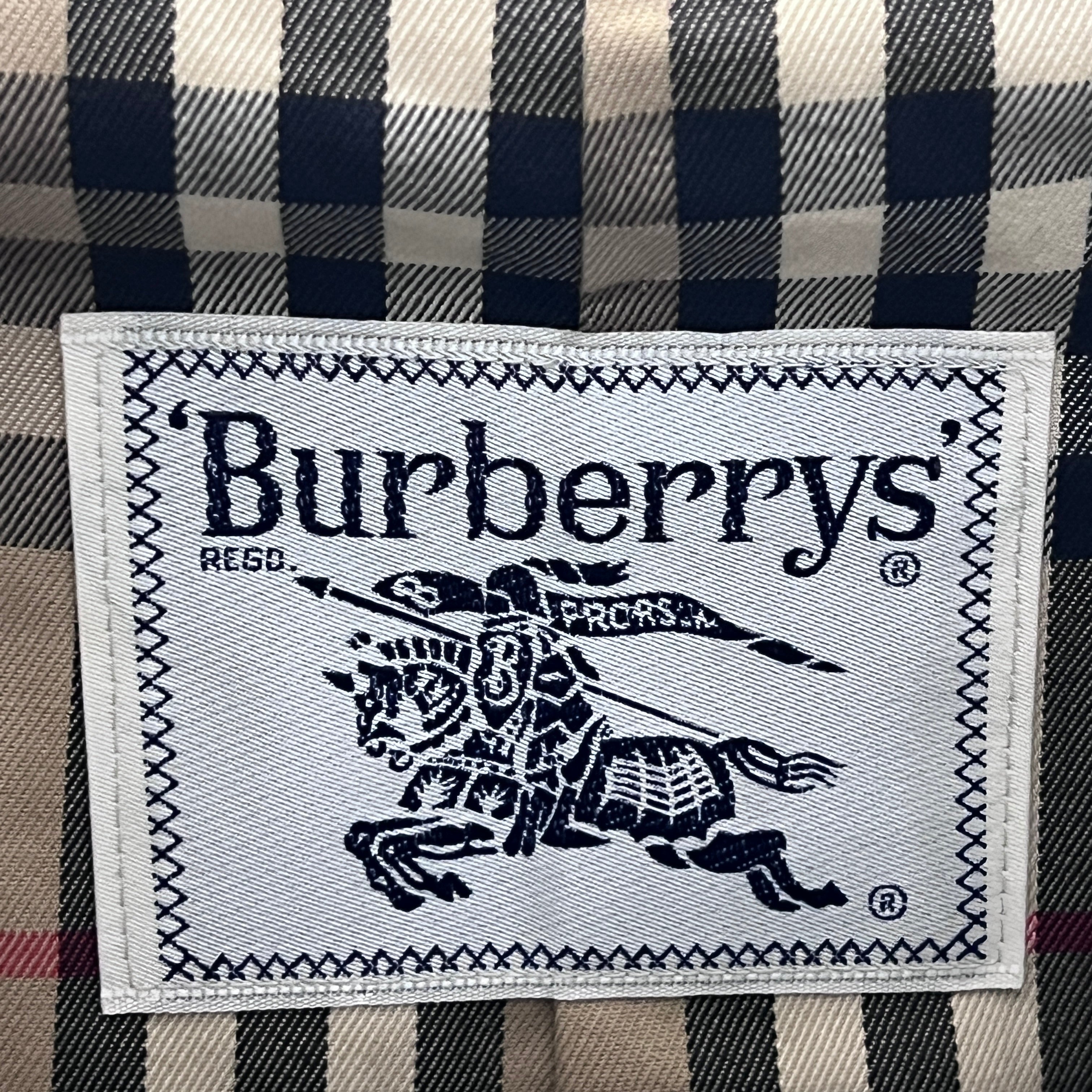 Trench BURBERRY S coton kaki