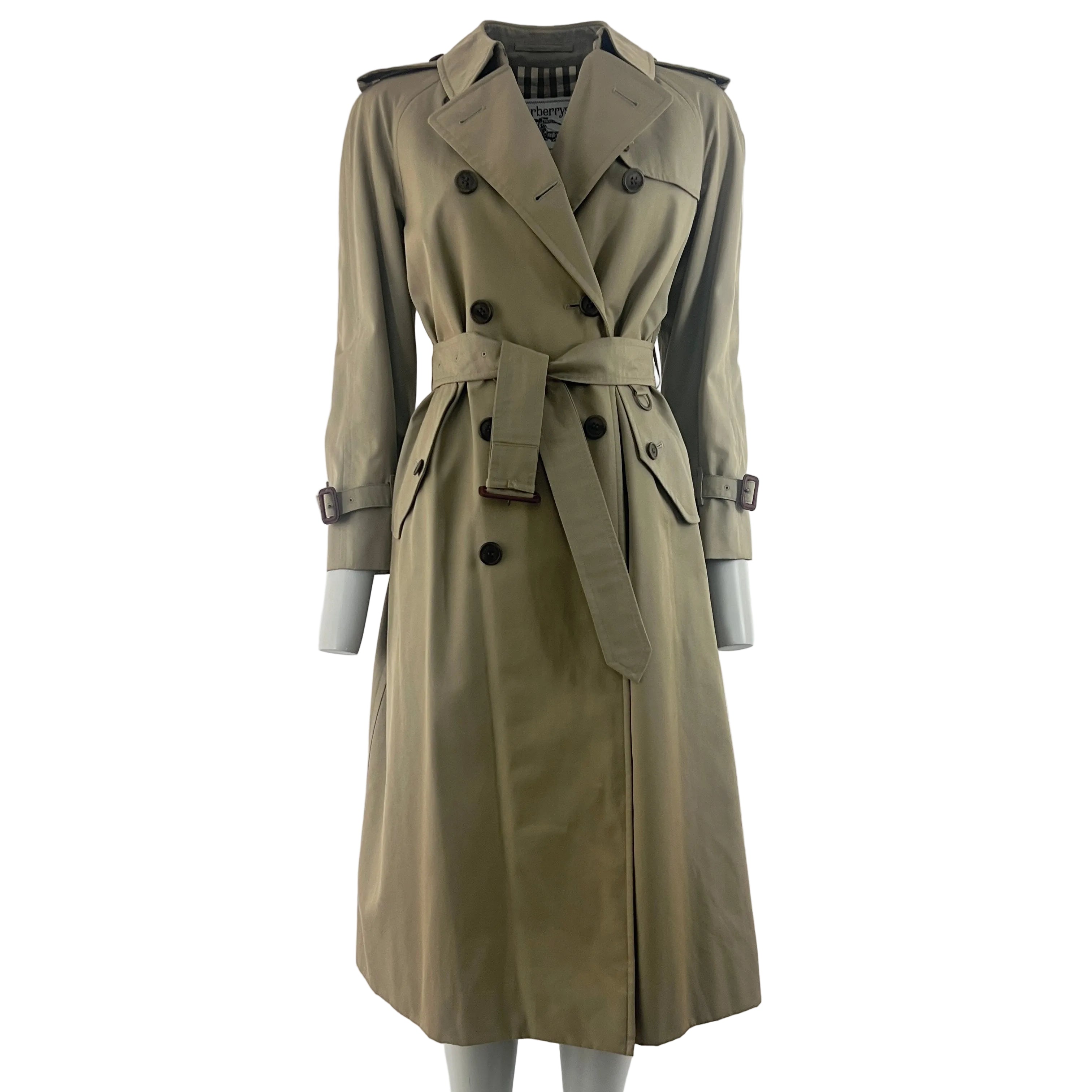 Trench BURBERRY S coton kaki