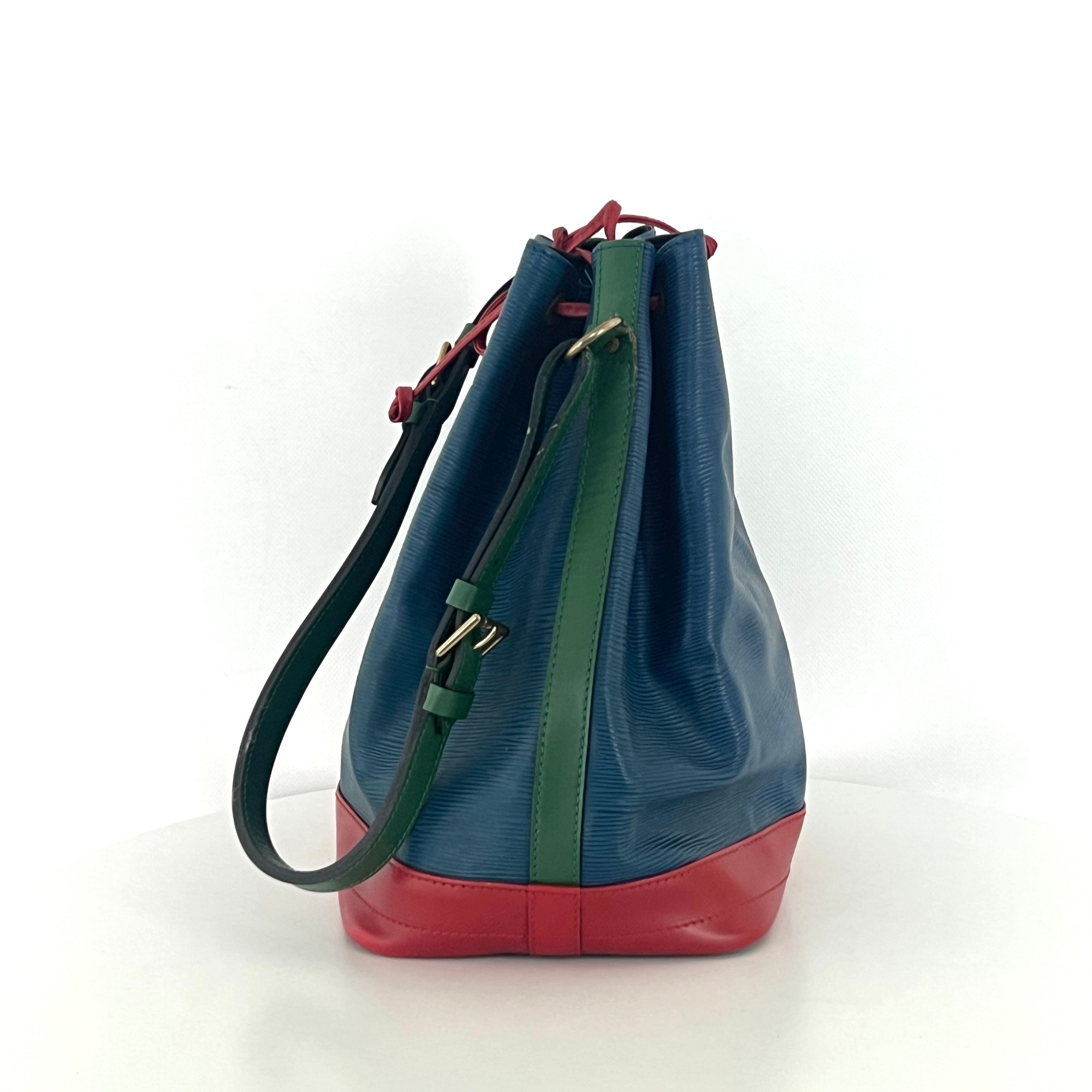 LOUIS VUITTON Noé handbag, large tricolor Epi leather