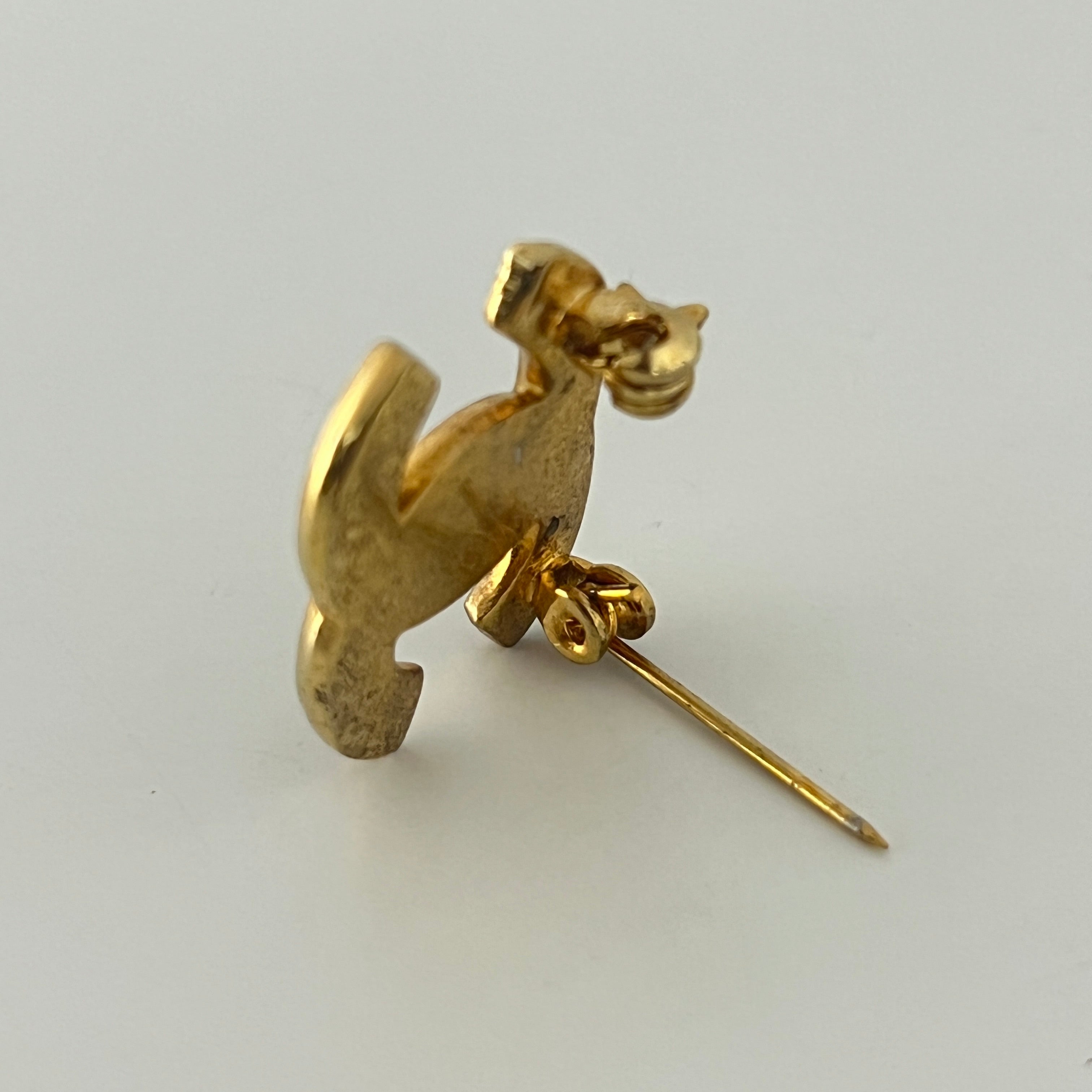 Broche CHANEL CC Strass