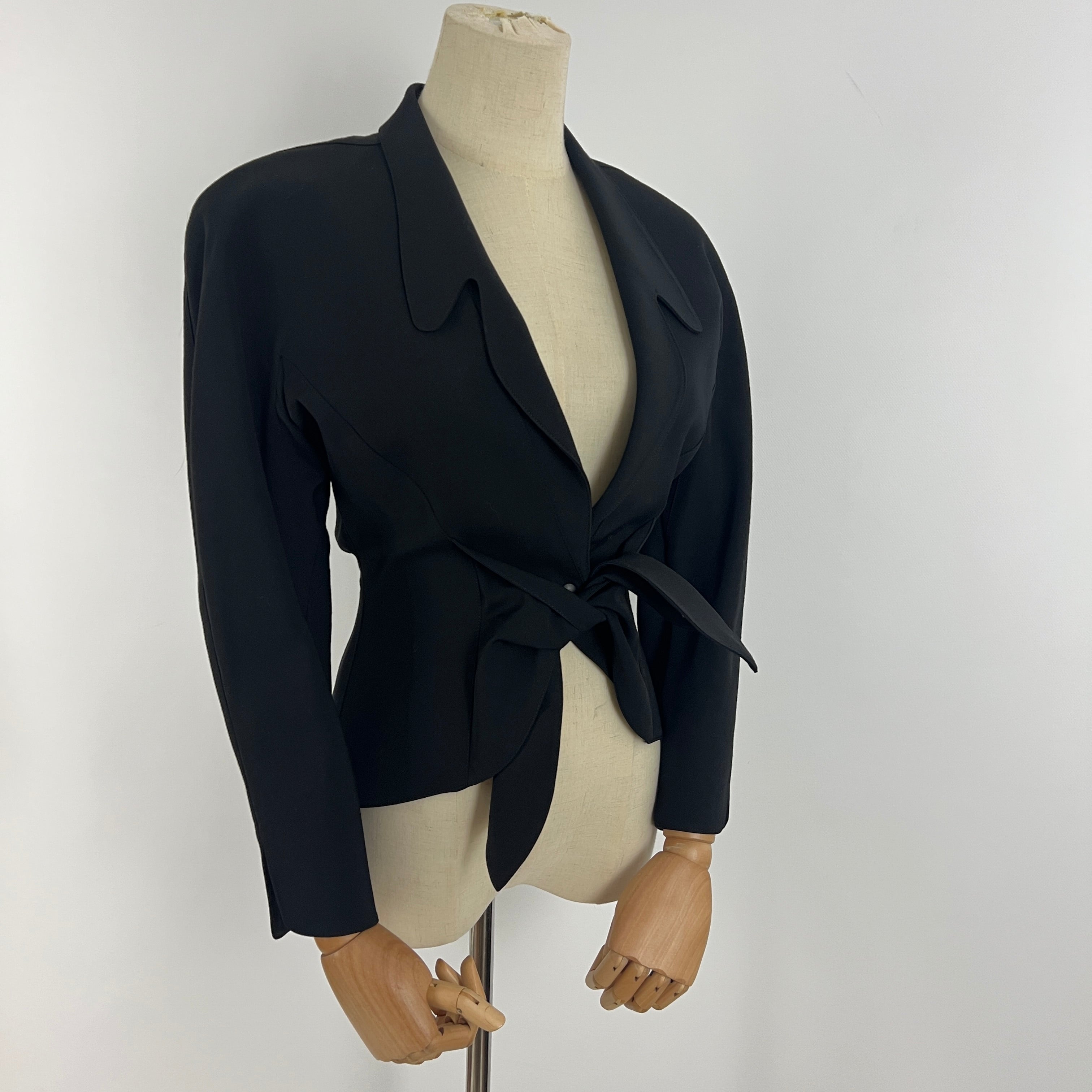 Veste MUGLER XXS Laine Noir