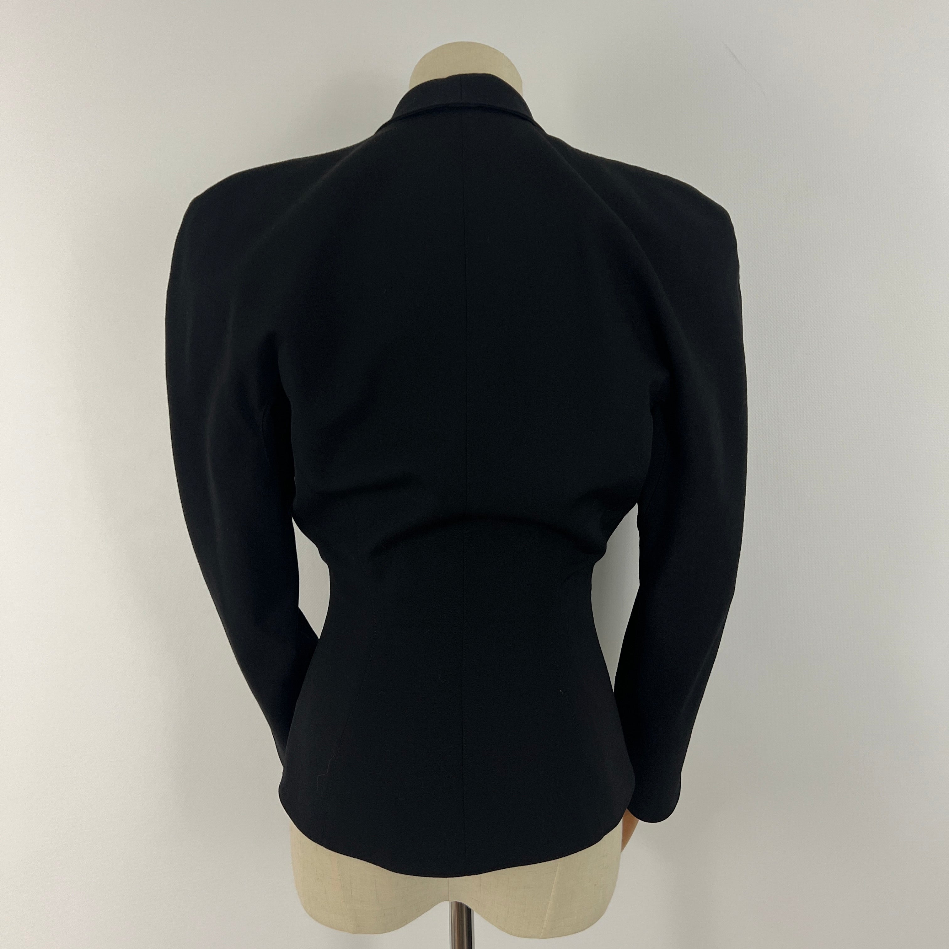 Veste MUGLER XXS Laine Noir