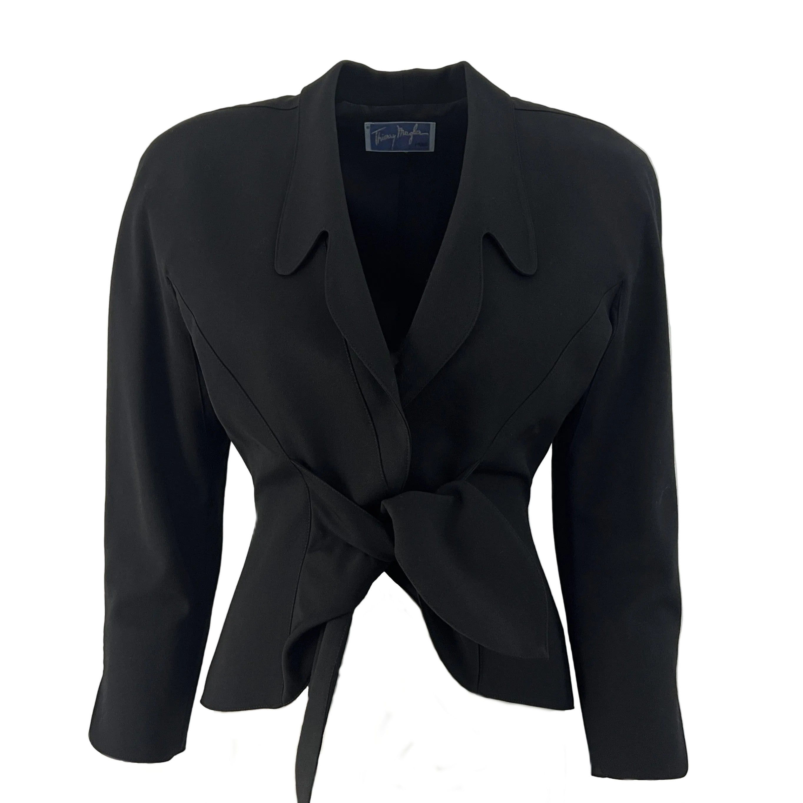 Veste MUGLER XXS Laine Noir