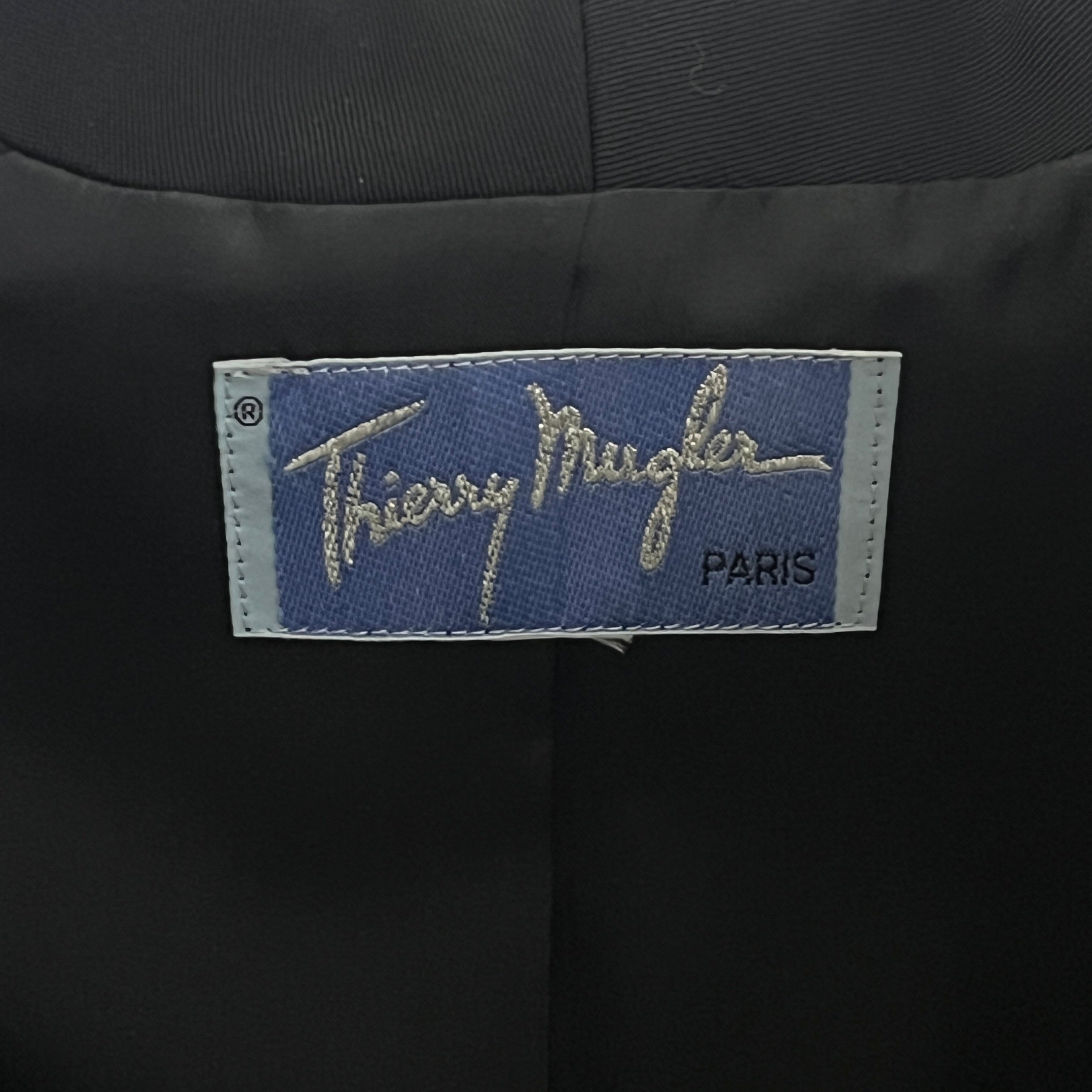 Veste MUGLER XXS Laine Noir