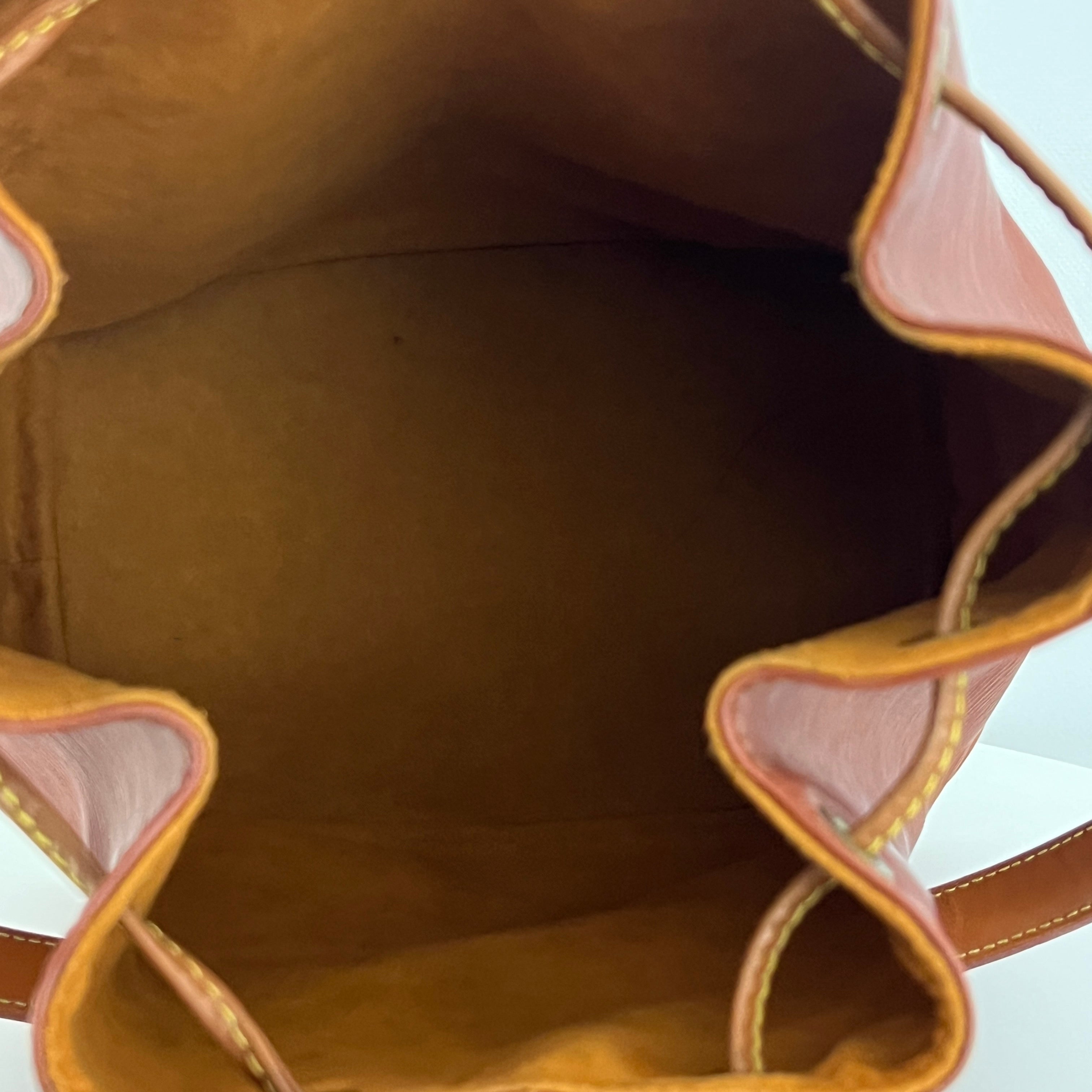 Sac à main LOUIS VUITTON Noé Grand cuir épi marron