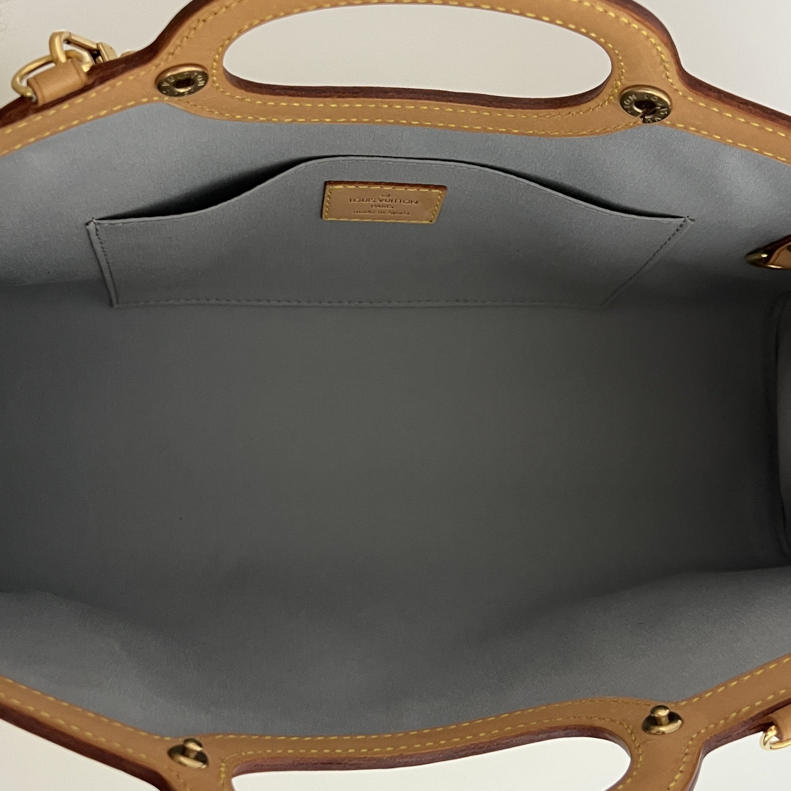 Sac à main LOUIS VUITTON Roxbury cuir verni perle