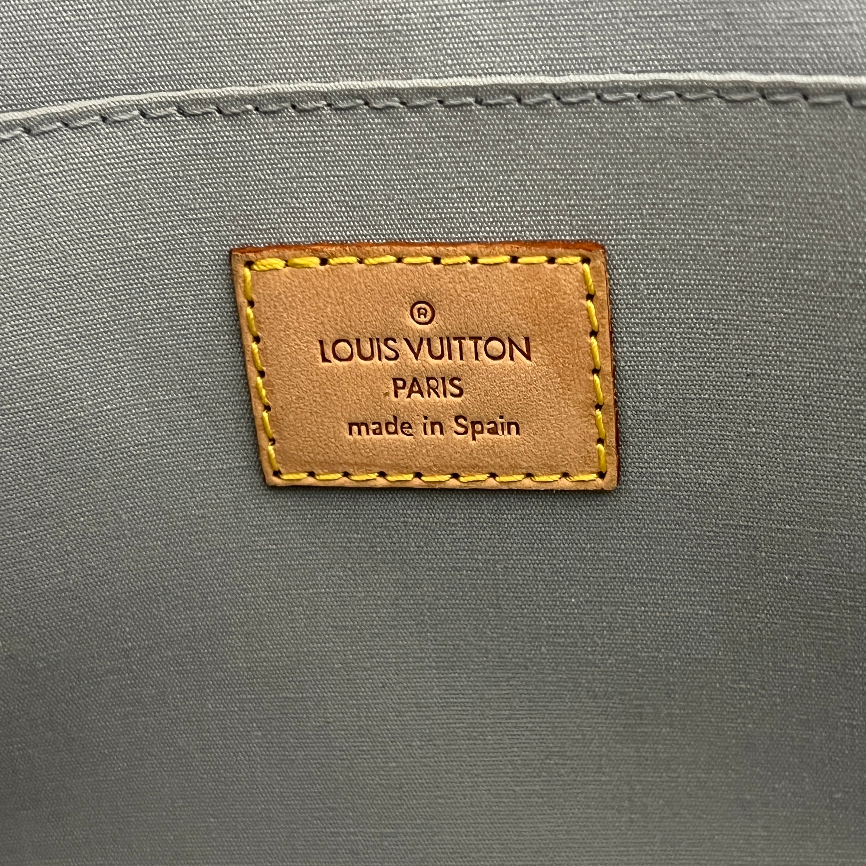 Sac à main LOUIS VUITTON Roxbury cuir verni perle