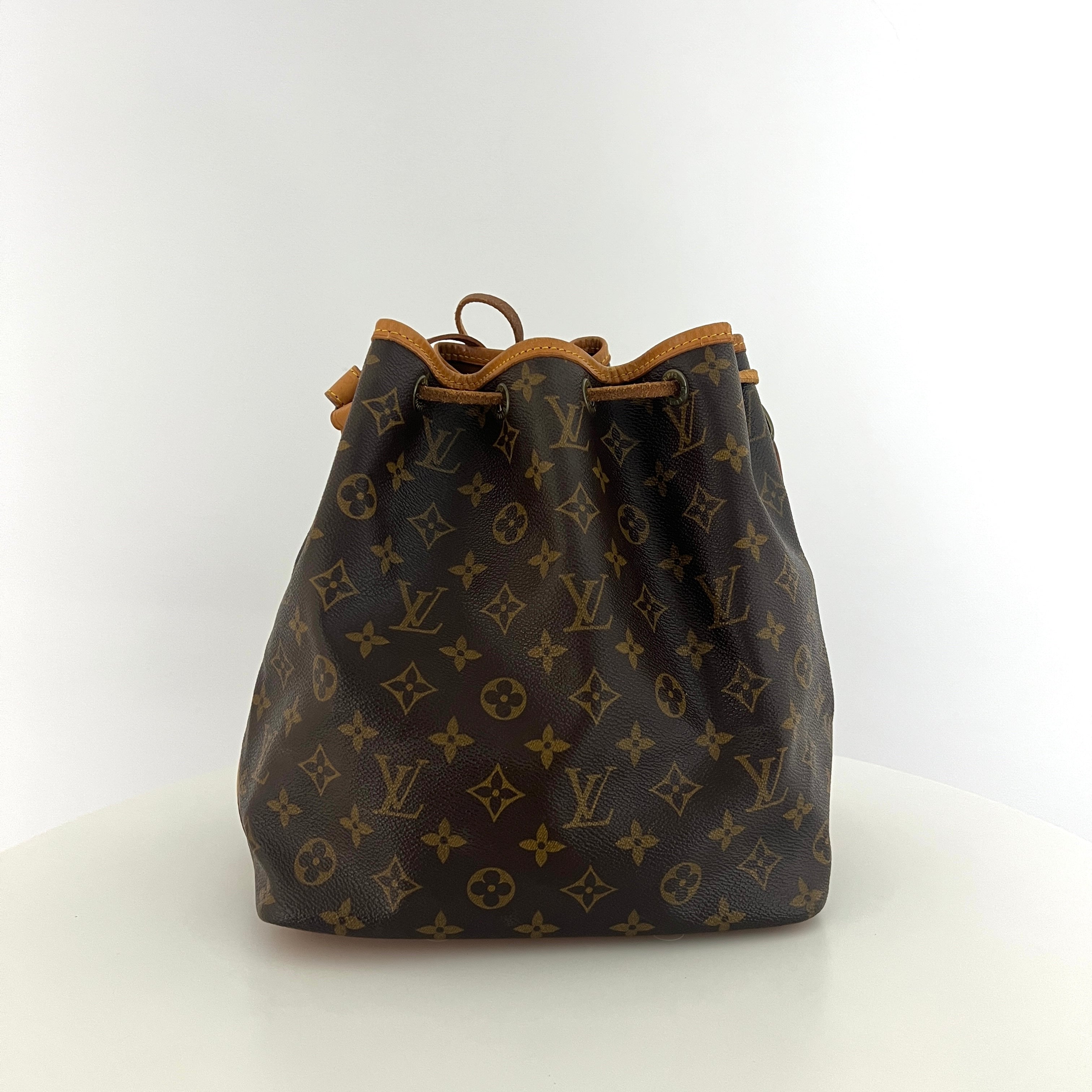 Sac à main LOUIS VUITTON Noé Petit toile et cuir marron
