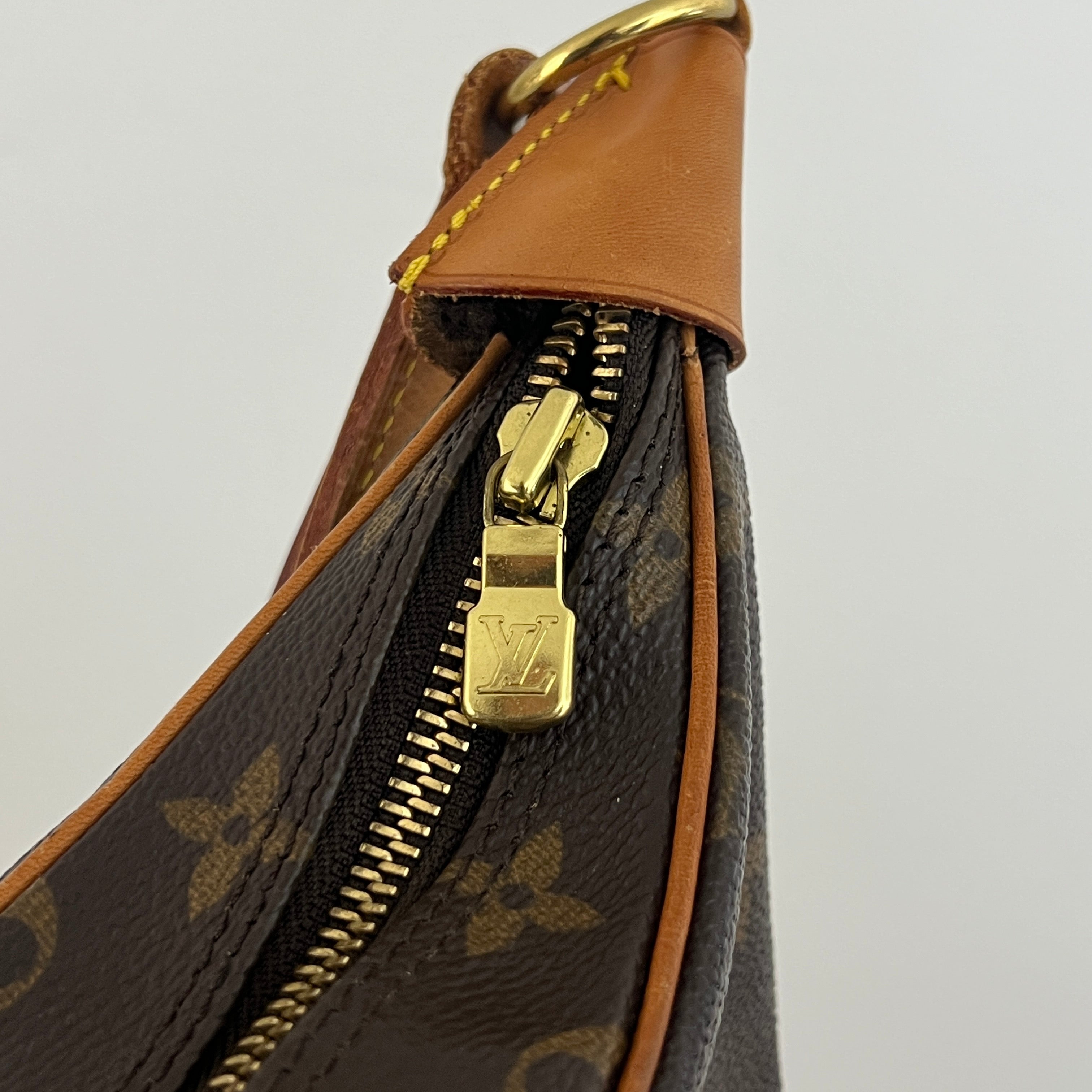 Sac à main LOUIS VUITTON Boulogne 30 toile et cuir marron