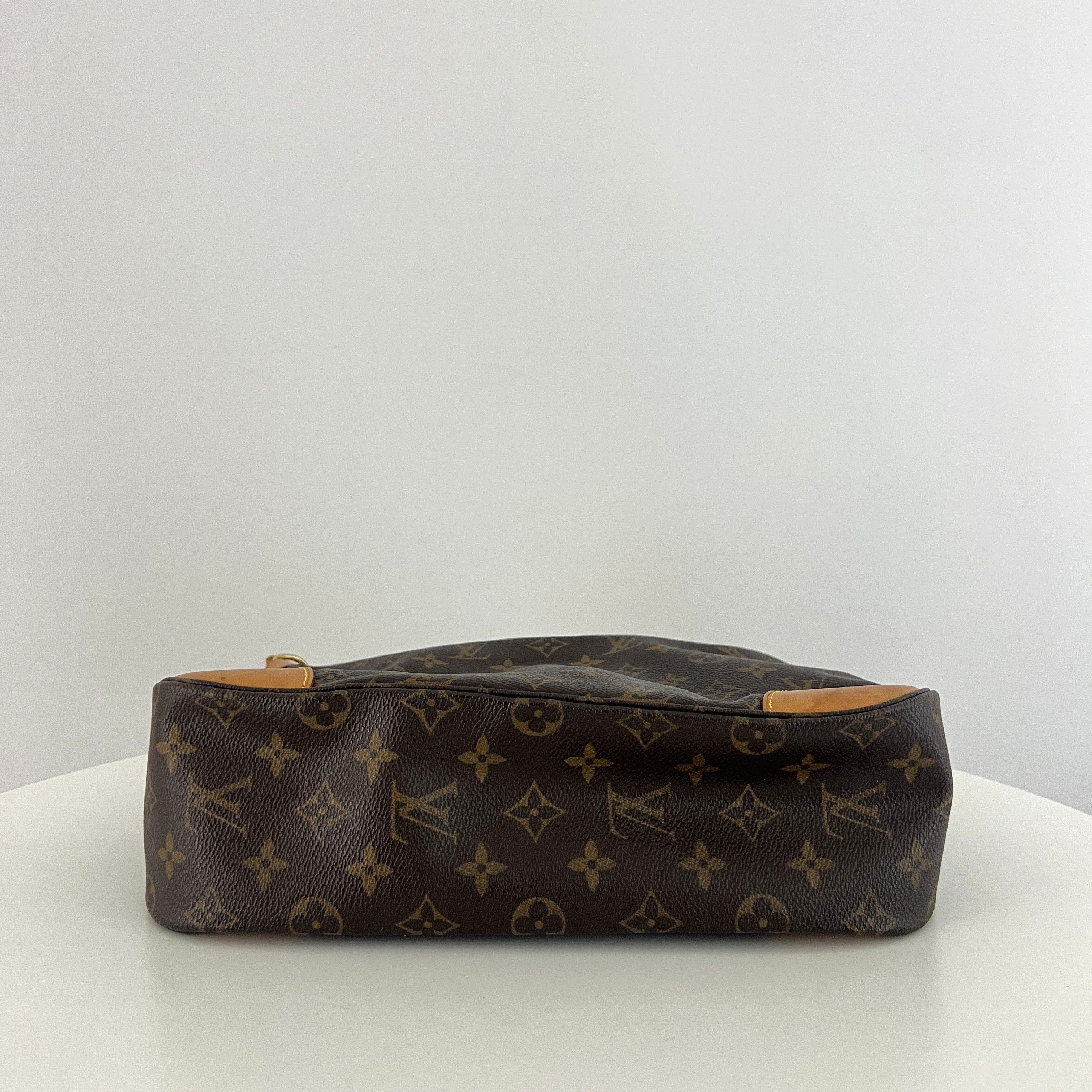 Sac à main LOUIS VUITTON Boulogne 30 toile et cuir marron