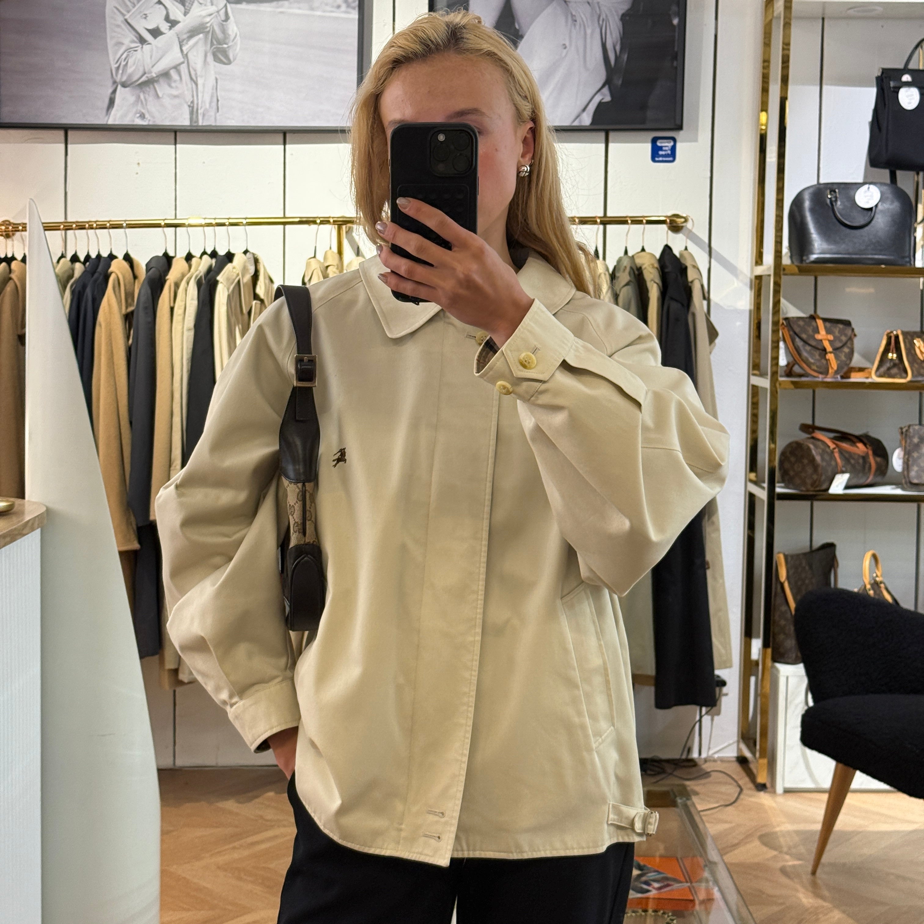 BURBERRY Beige Cotton Jacket