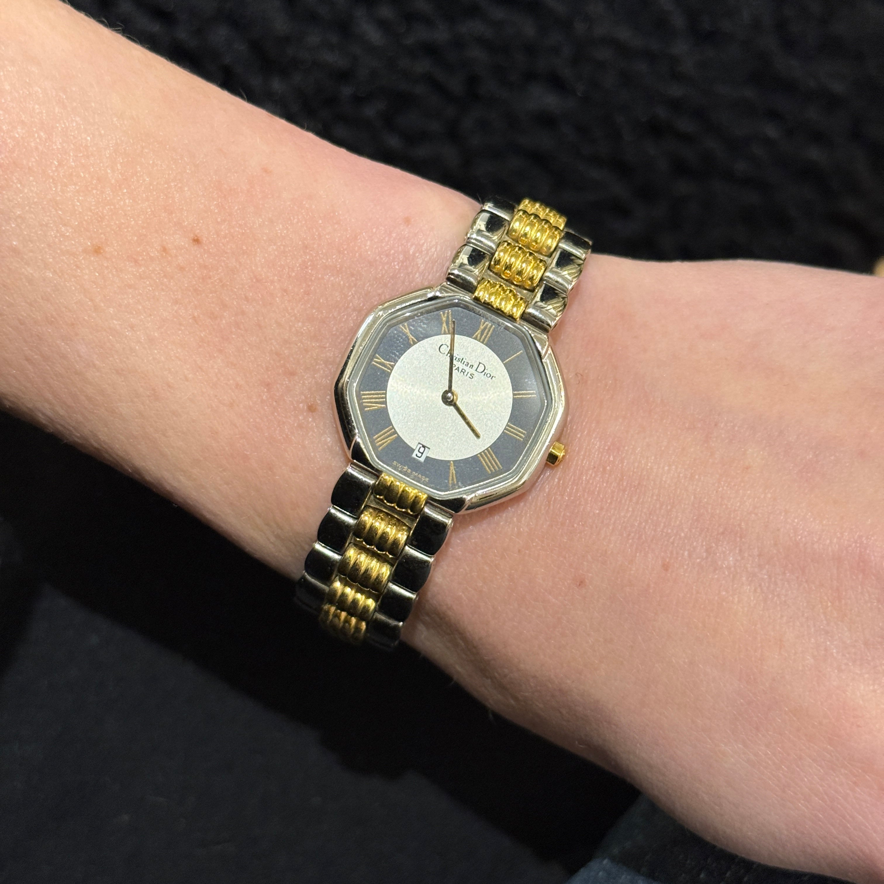 DIOR Octagon Two-Tone Steel Watch