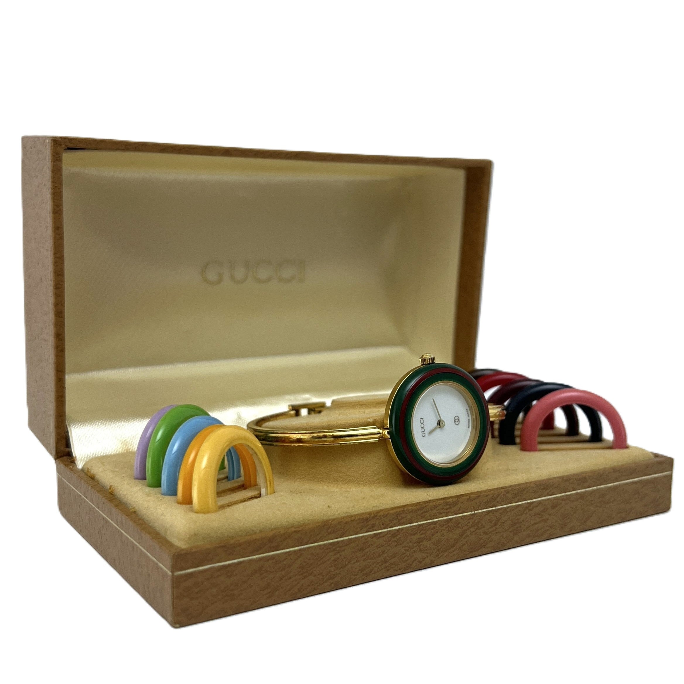 Montre GUCCI Play plaquée or dorée