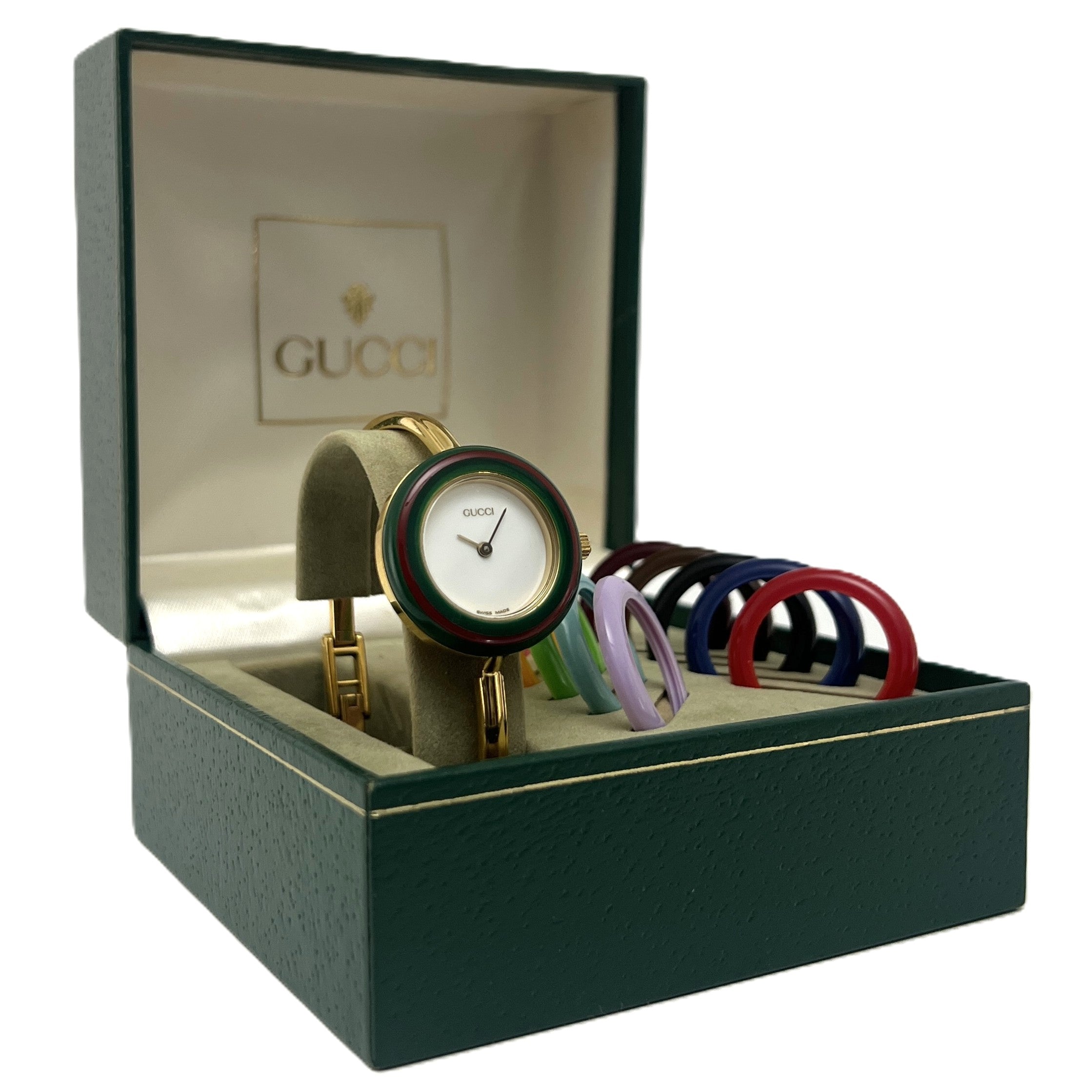 Montre GUCCI Play plaquée or dorée