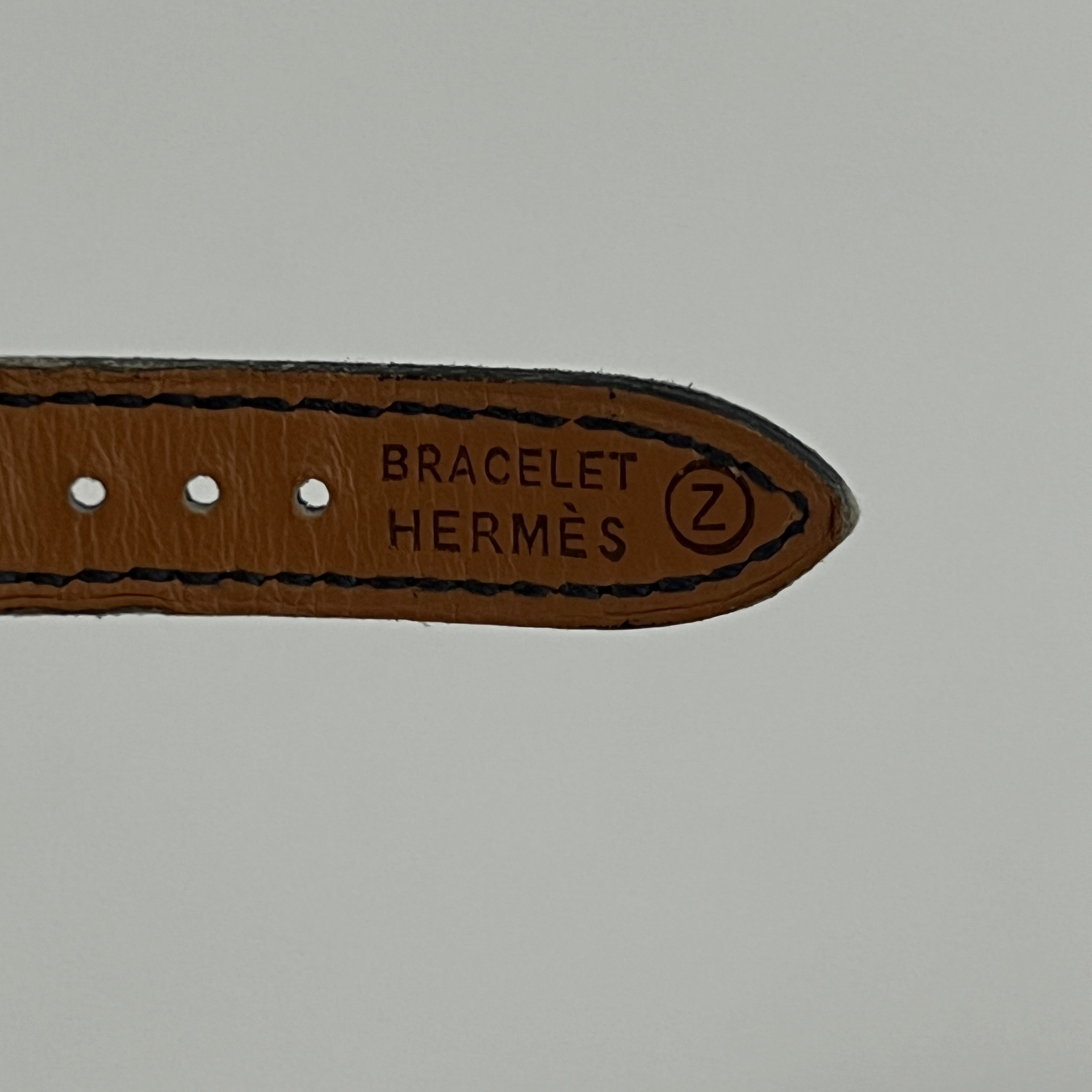 Montre HERMÈS Kelly plaquée or dorée