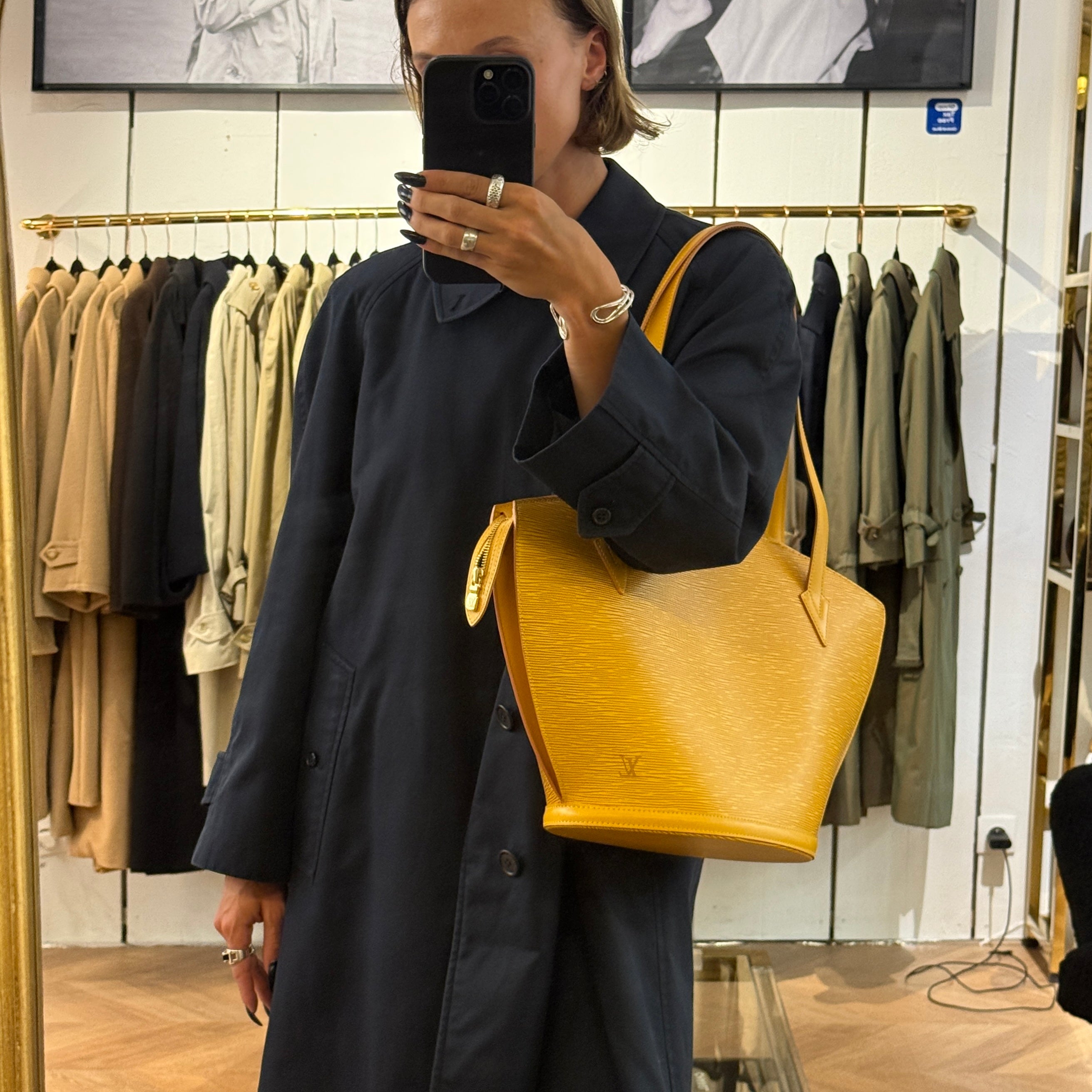 LOUIS VUITTON Saint Jacques GM yellow Epi leather vintage 1995 bag