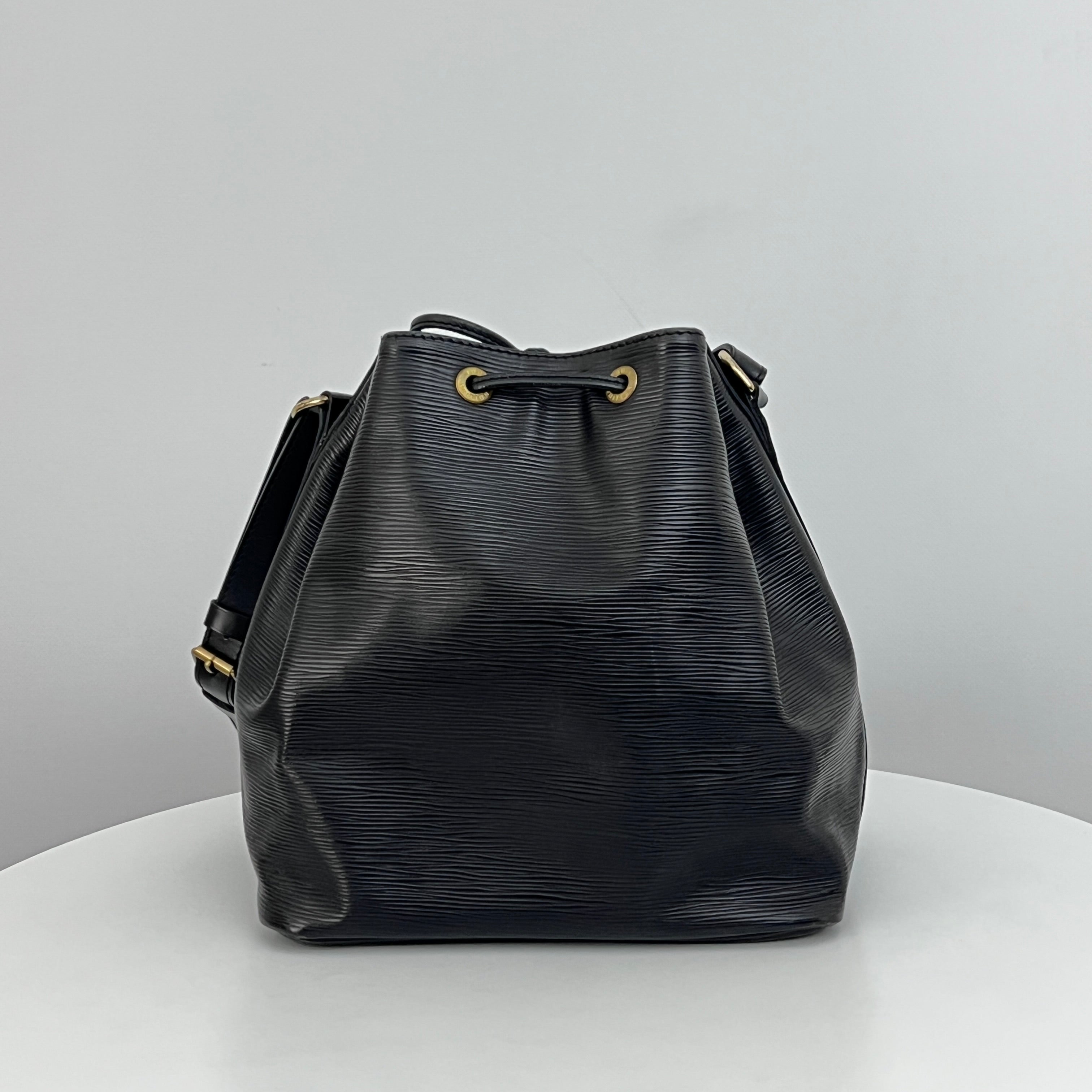 Sac LOUIS VUITTON Noé Petit cuir épi noir